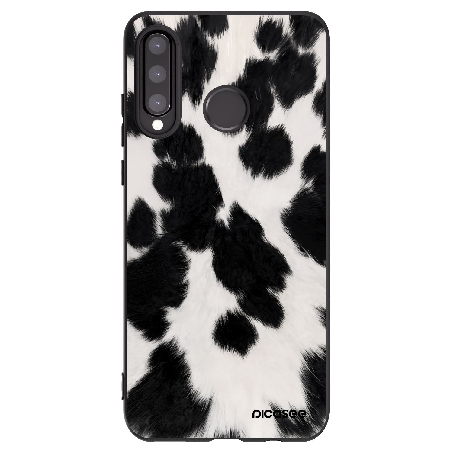 Picasee Huawei P30 Lite Hülle - Schwarzes Silikon - Black Moo