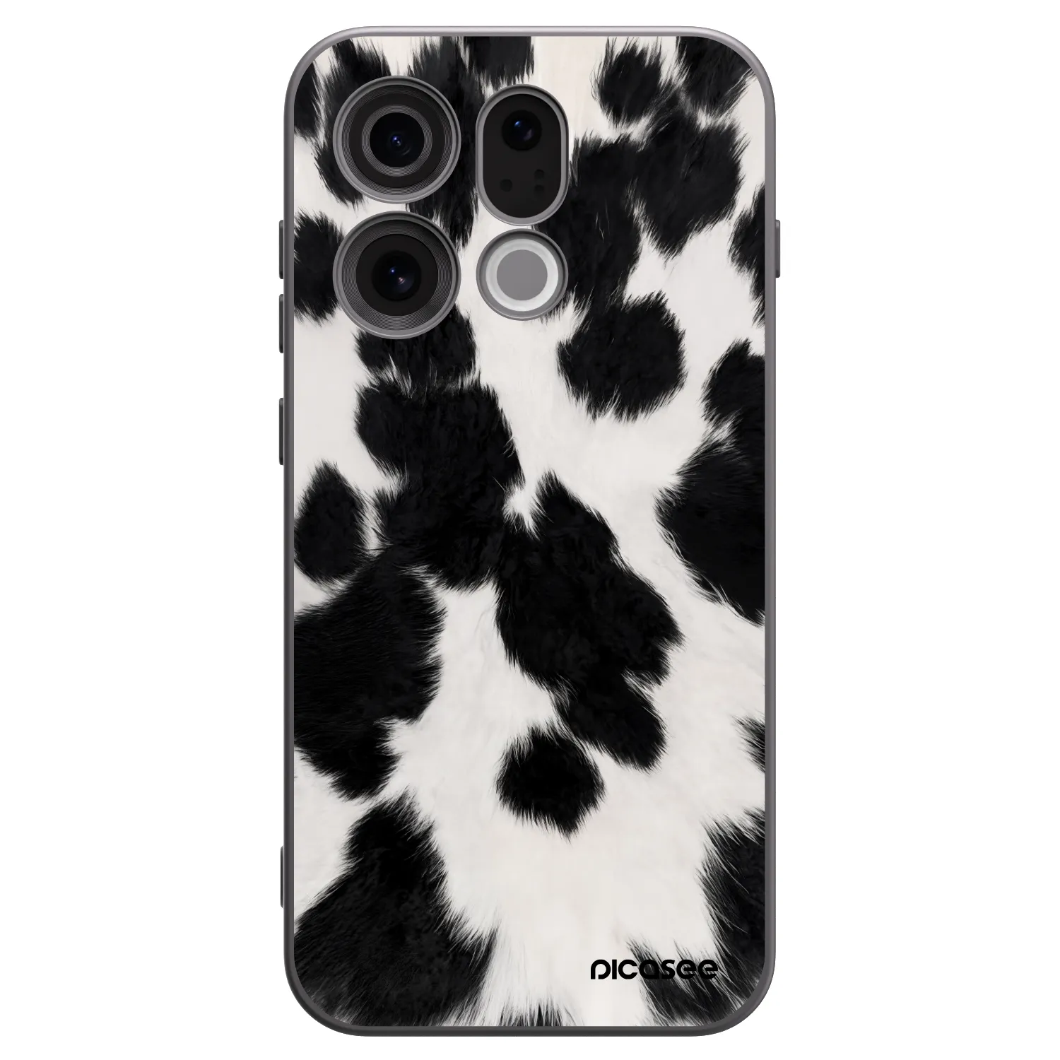 Picasee OPPO Find X9 Hülle - Schwarzes Silikon - Black Moo