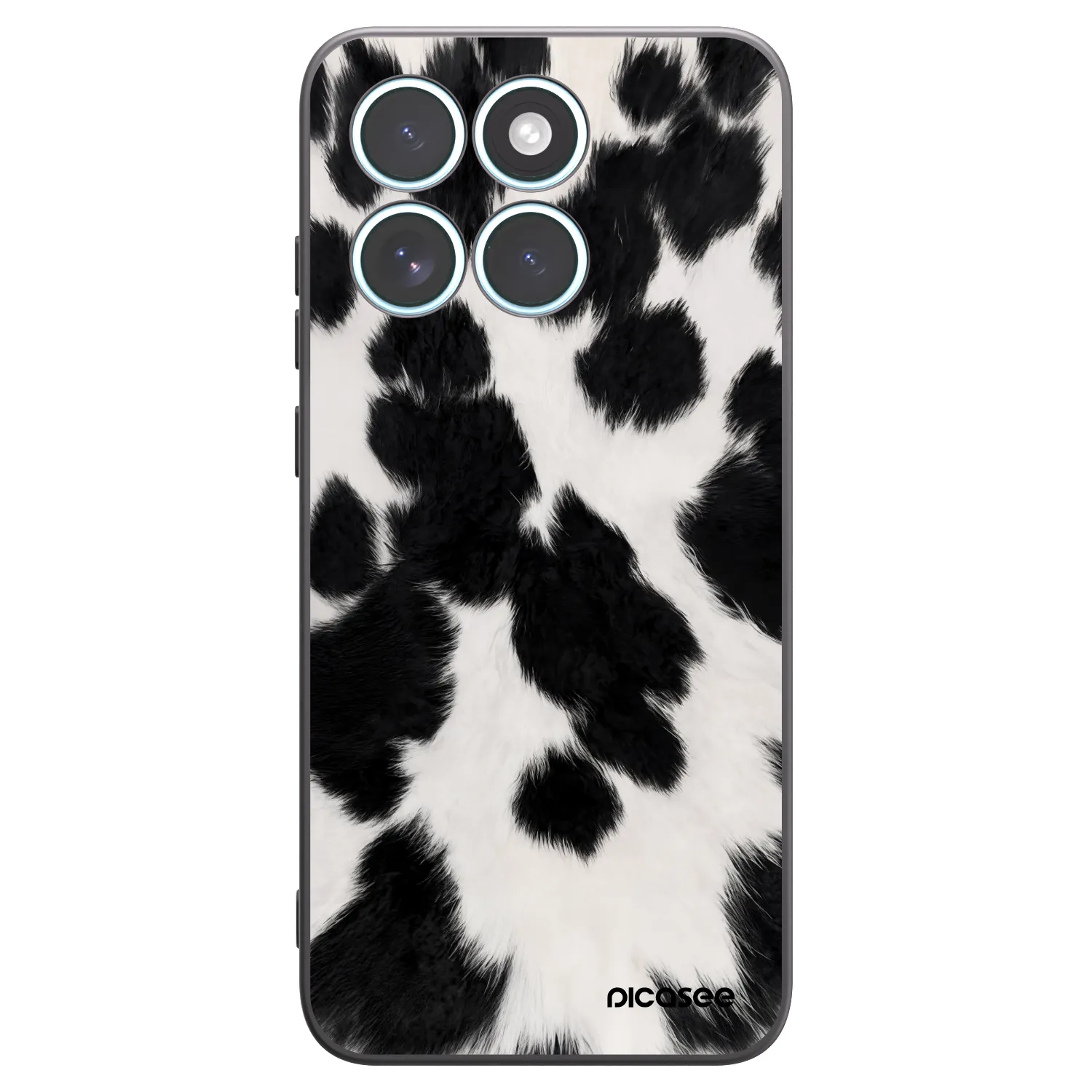 Picasee Motorola Edge 70 Fusion Hülle - Schwarzes Silikon - Black Moo