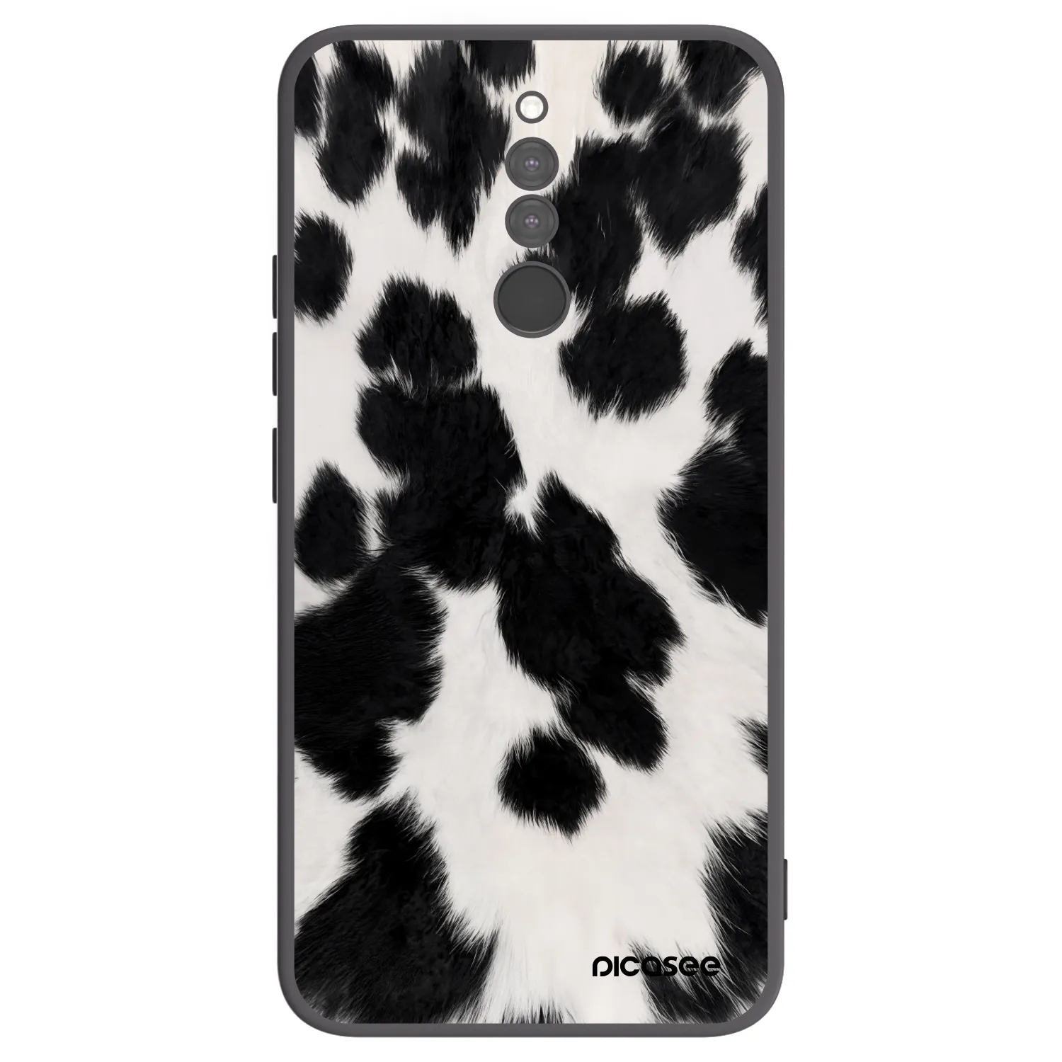 Picasee Xiaomi Redmi 8 Hülle - Schwarzes Silikon - Black Moo