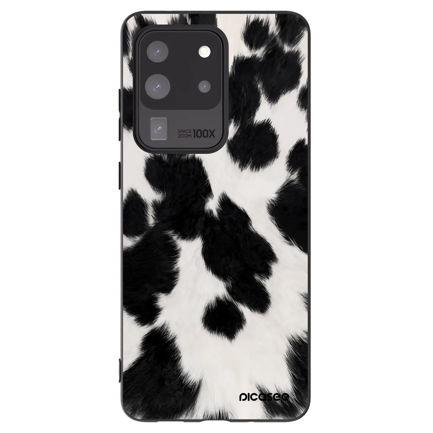 Picasee Samsung Galaxy S20 Ultra 5G G988F Hülle - Schwarzes Silikon - Black Moo