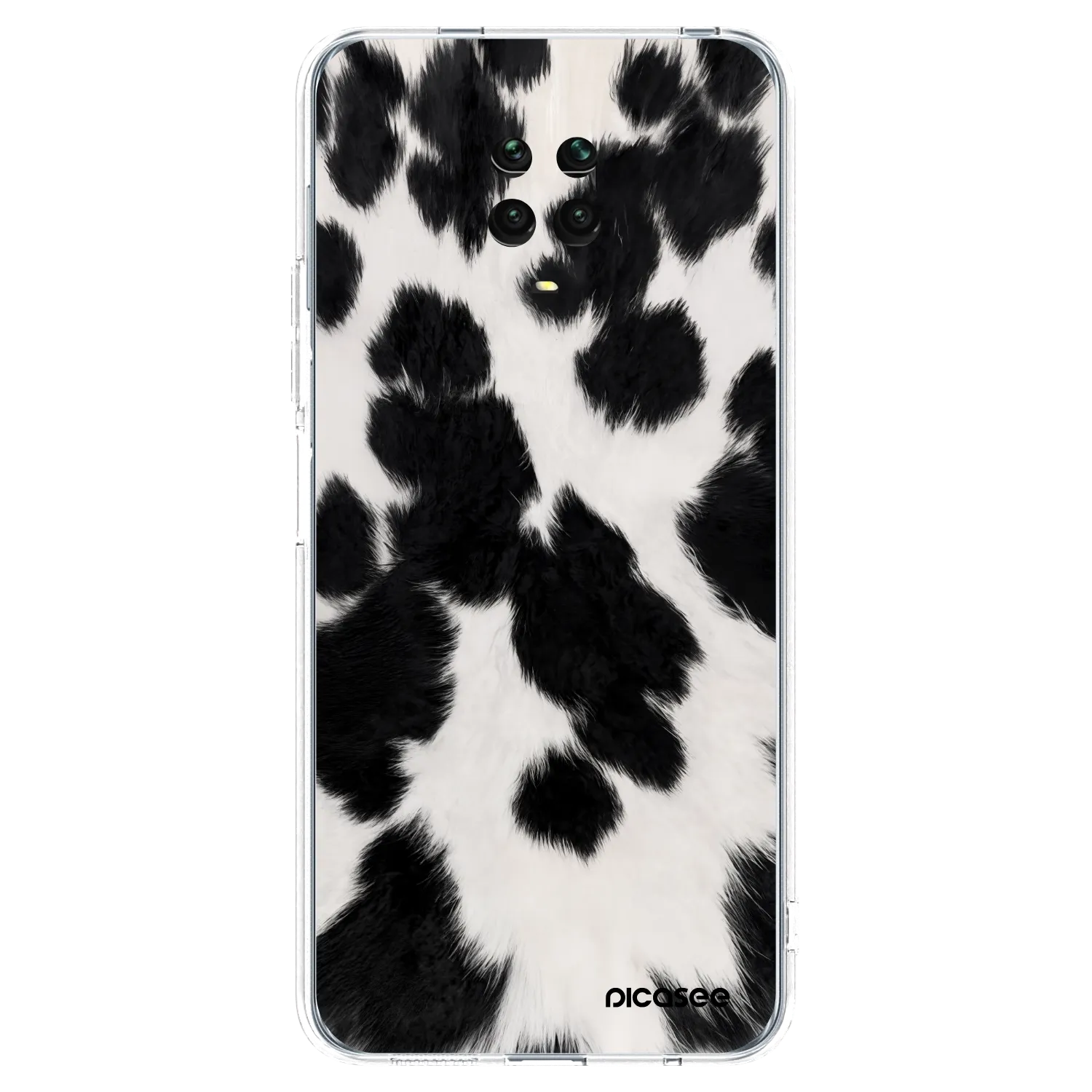Picasee Xiaomi Redmi Note 9 Pro Hülle - Transparentes Silikon - Black Moo