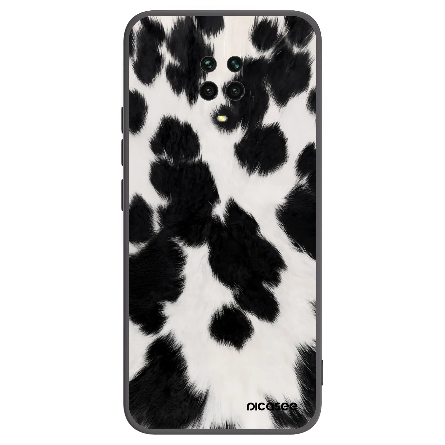Picasee Xiaomi Redmi Note 9S Hülle - Schwarzes Silikon - Black Moo