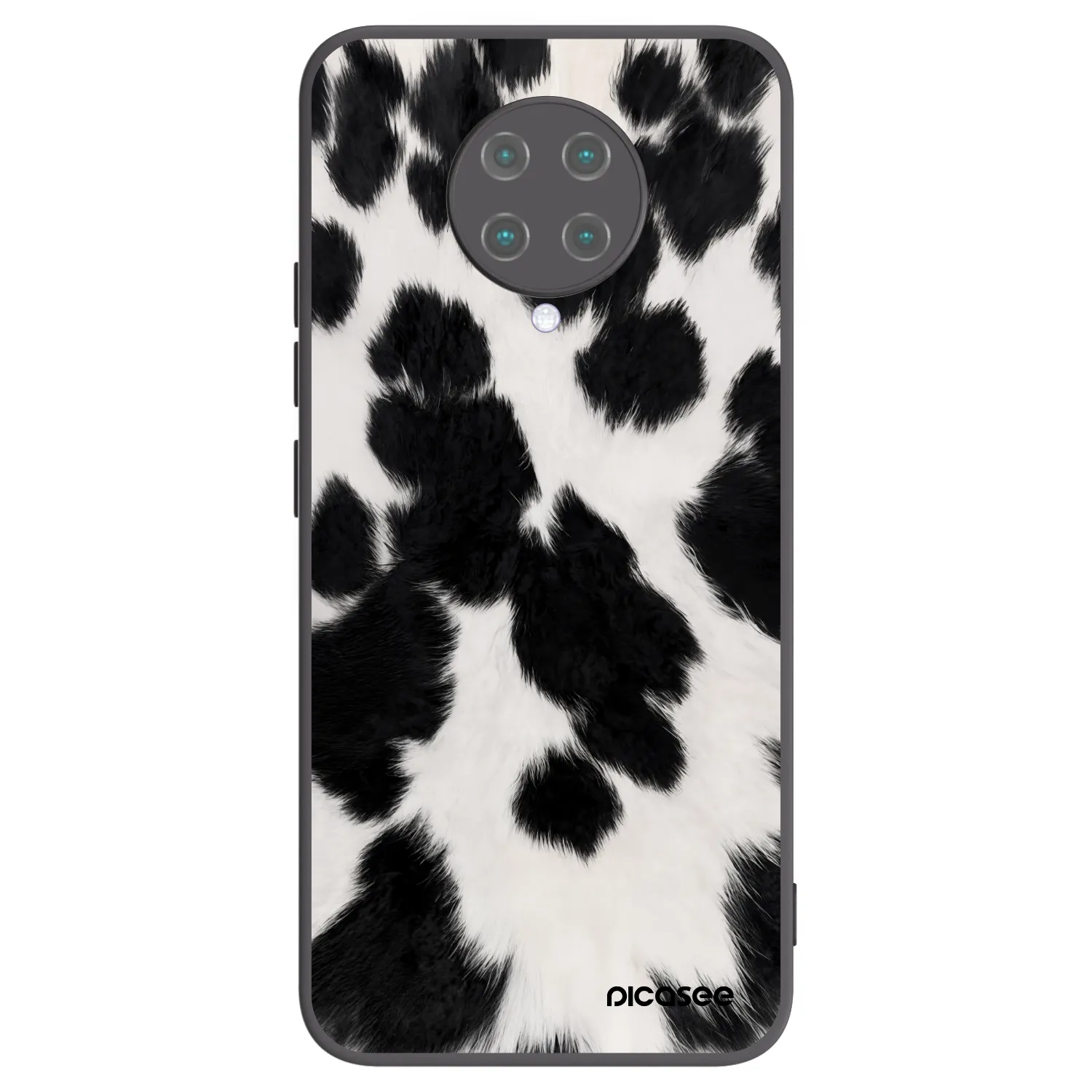Picasee Xiaomi Poco F2 Pro Hülle - Schwarzes Silikon - Black Moo