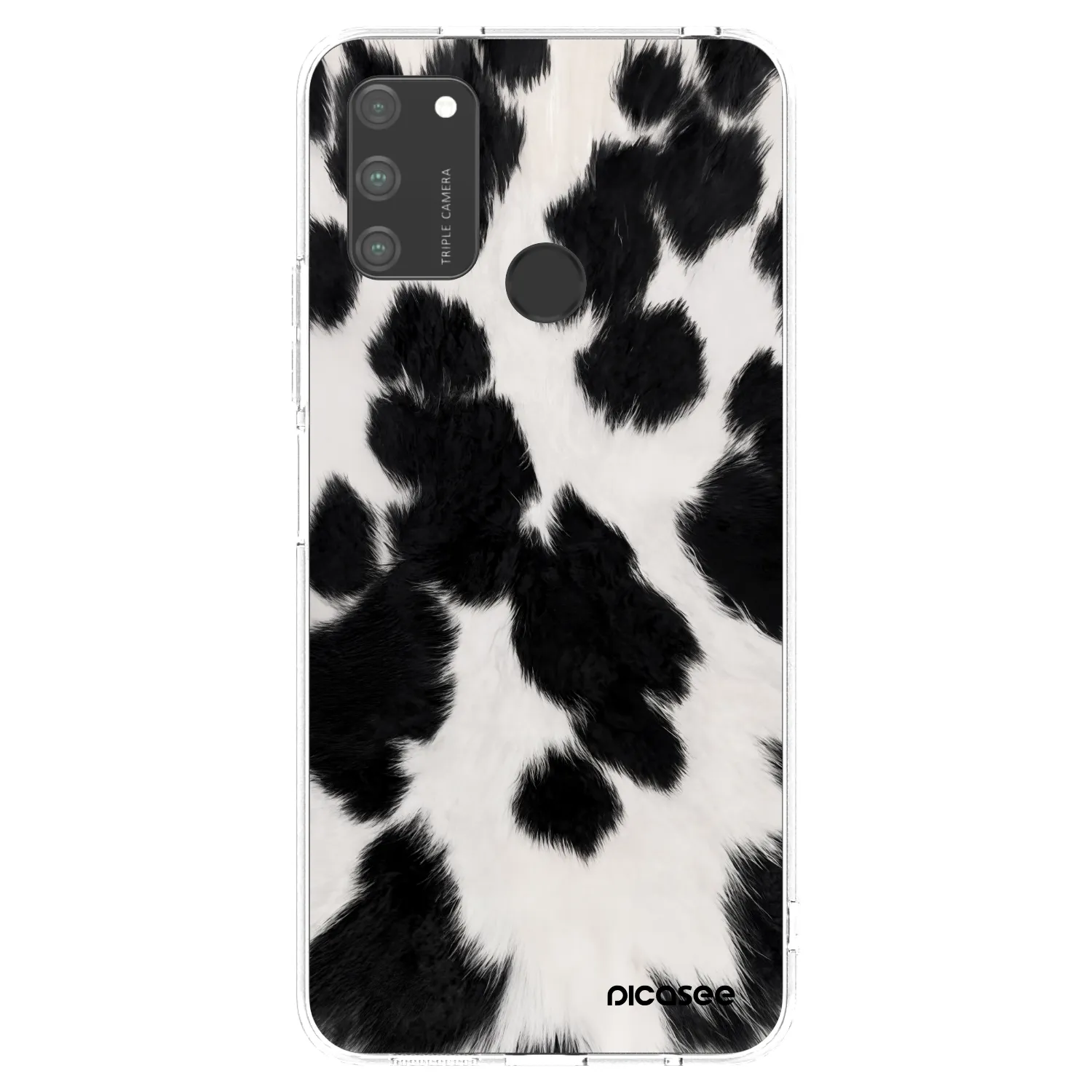Picasee Honor 9A Hülle - Transparentes Silikon - Black Moo