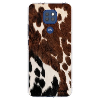 Picasee Motorola Moto G9 Play Hülle - Transparentes Silikon - Rust