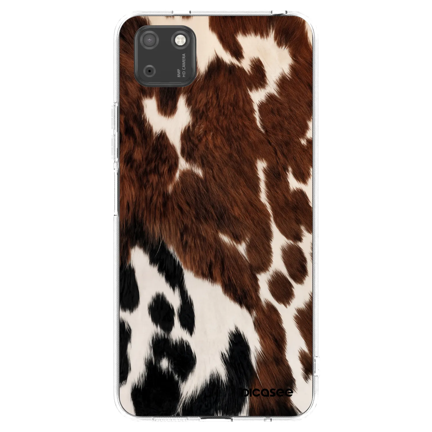 Picasee Huawei Y5P Hülle - Transparentes Silikon - Rust