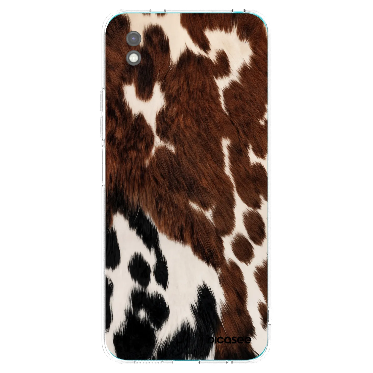 Picasee Xiaomi Redmi 9A Hülle - Schwarzes Silikon - Rust