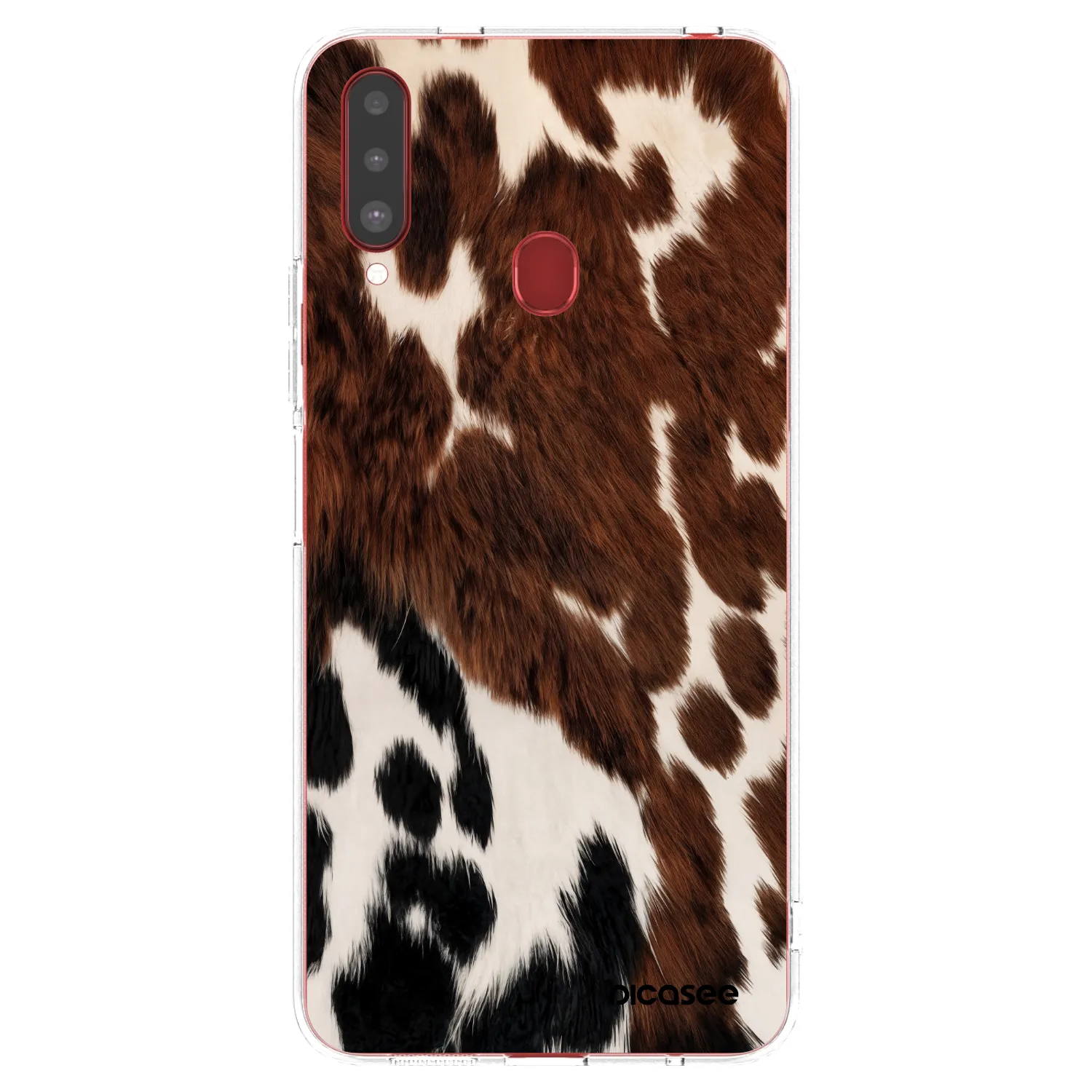 Picasee Samsung Galaxy A20s Hülle - Transparentes Silikon - Rust