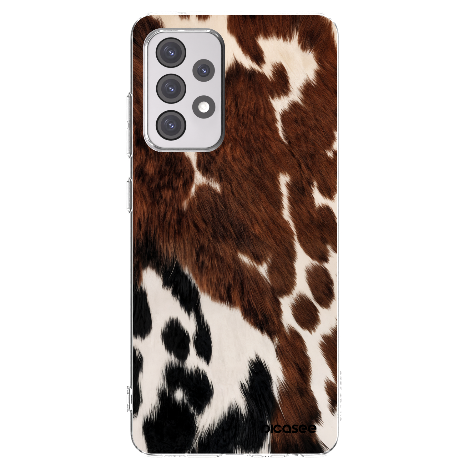 Picasee Samsung Galaxy A52 5G A525F Hülle - Transparentes Silikon - Rust
