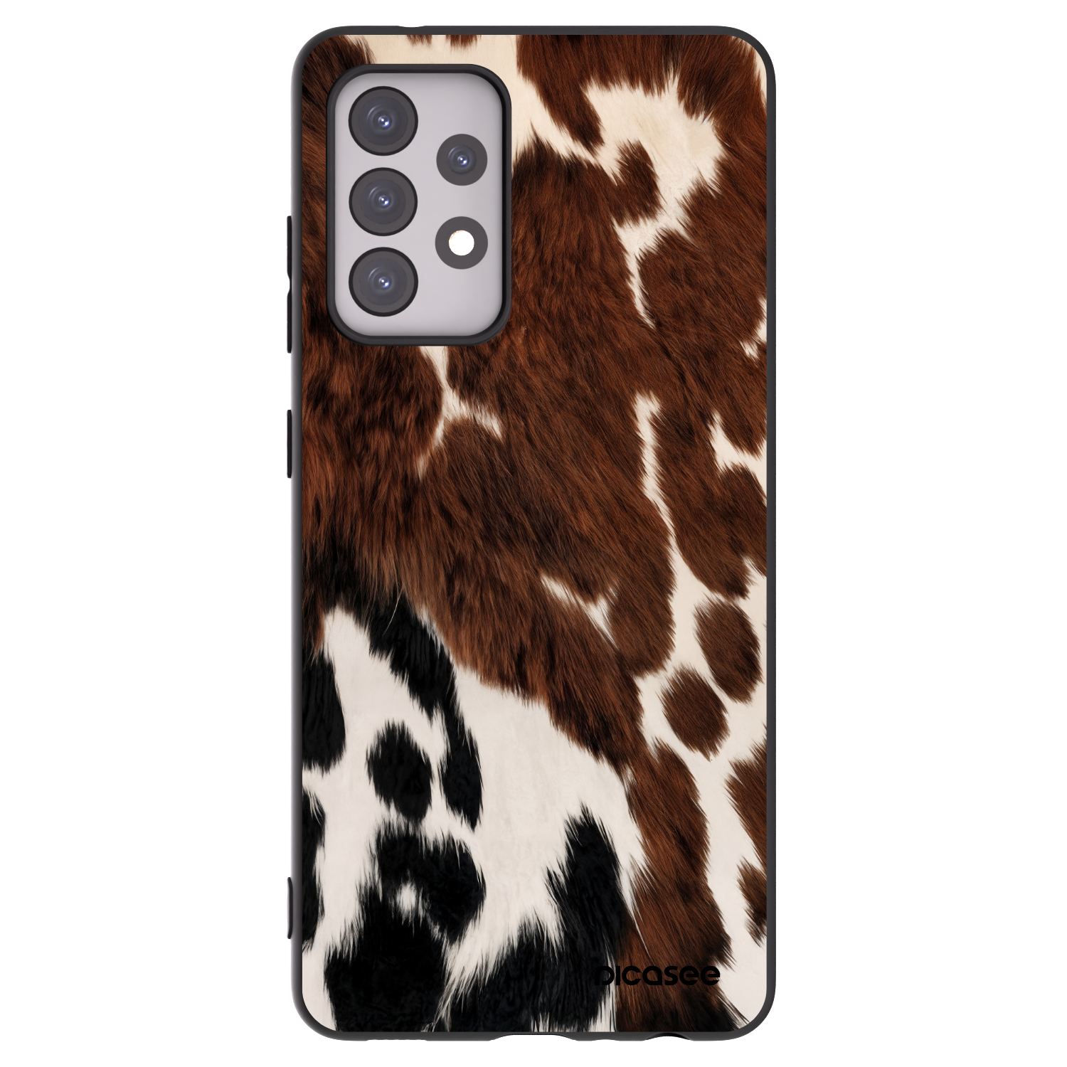 Picasee Samsung Galaxy A52 5G A525F Hülle - Schwarzes Silikon - Rust