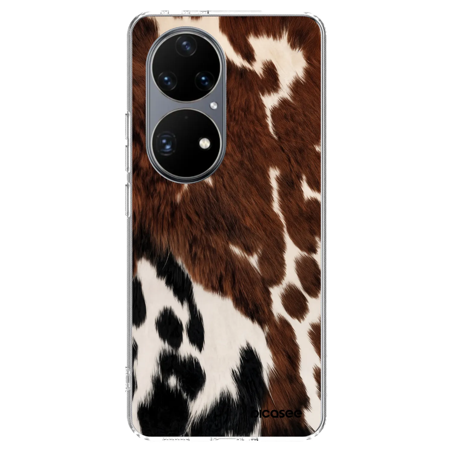 Picasee Huawei P50 Hülle - Transparentes Silikon - Rust