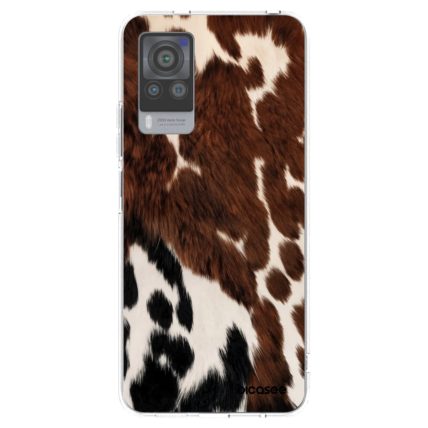 Picasee Vivo X60 Pro 5G Hülle - Transparentes Silikon - Rust