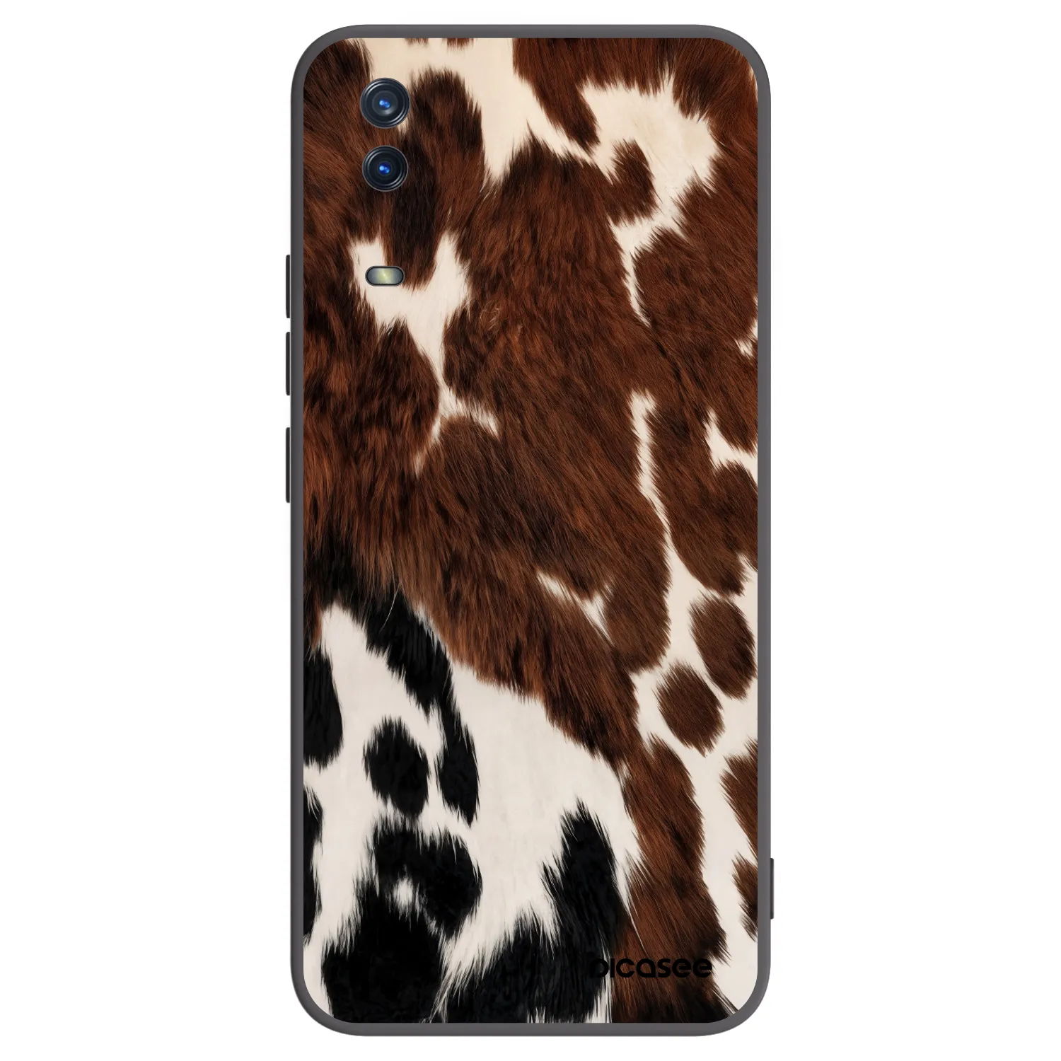 Picasee Vivo Y11s Hülle - Schwarzes Silikon - Rust