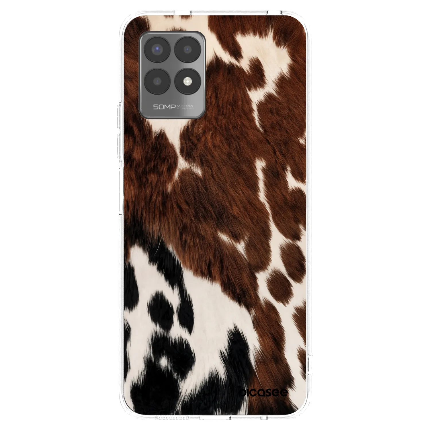 Picasee Realme 8i Hülle - Transparentes Silikon - Rust