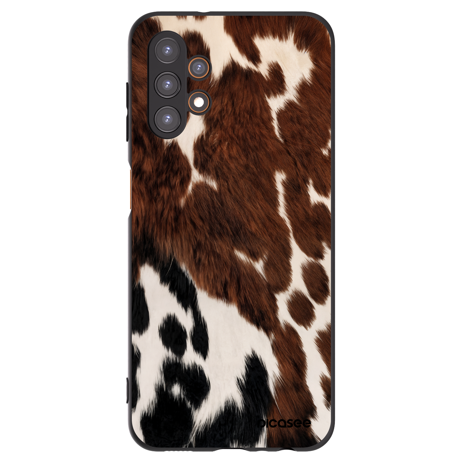 Picasee Samsung Galaxy A13 4G A135 Hülle - Schwarzes Silikon - Rust