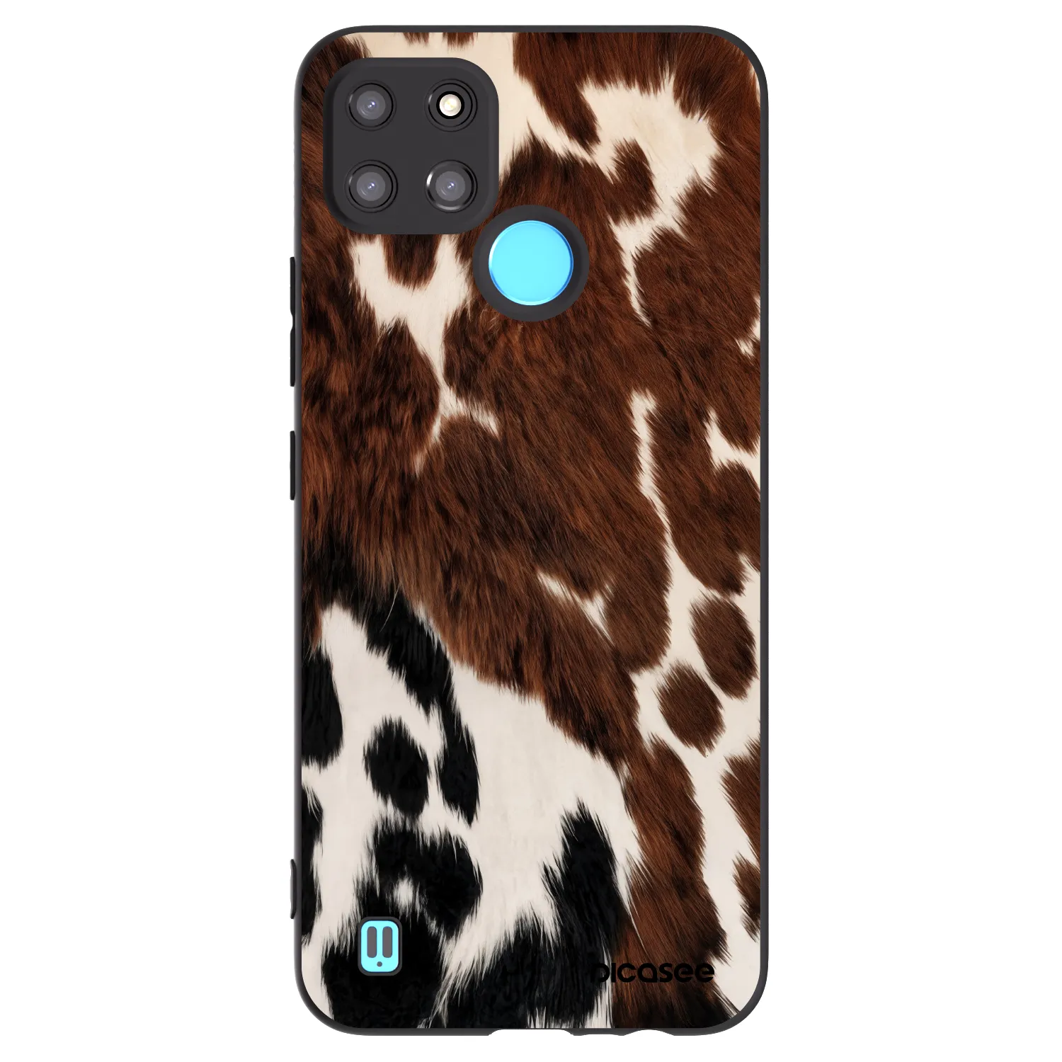 Picasee Realme C21Y Hülle - Schwarzes Silikon - Rust