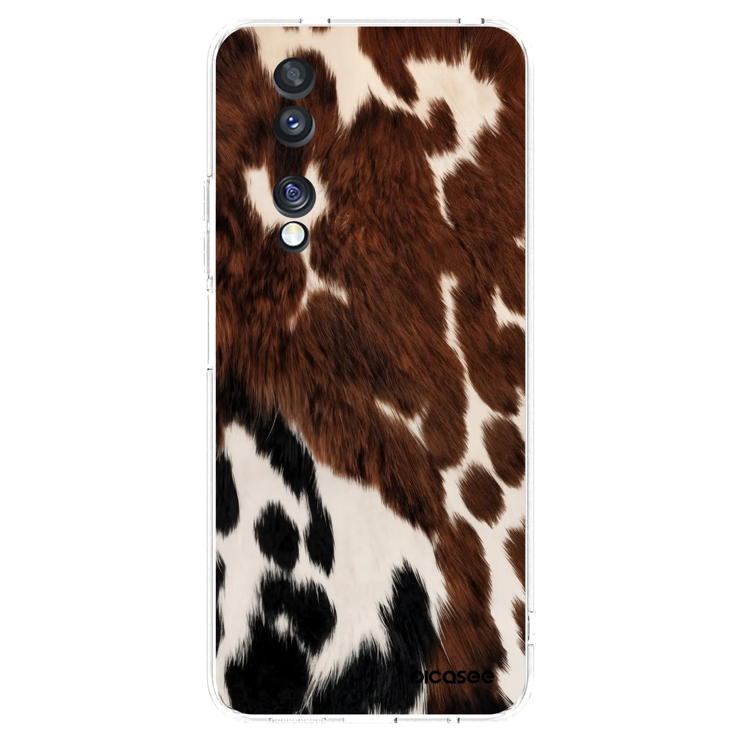 Picasee Honor 70 Hülle - Transparentes Silikon - Rust