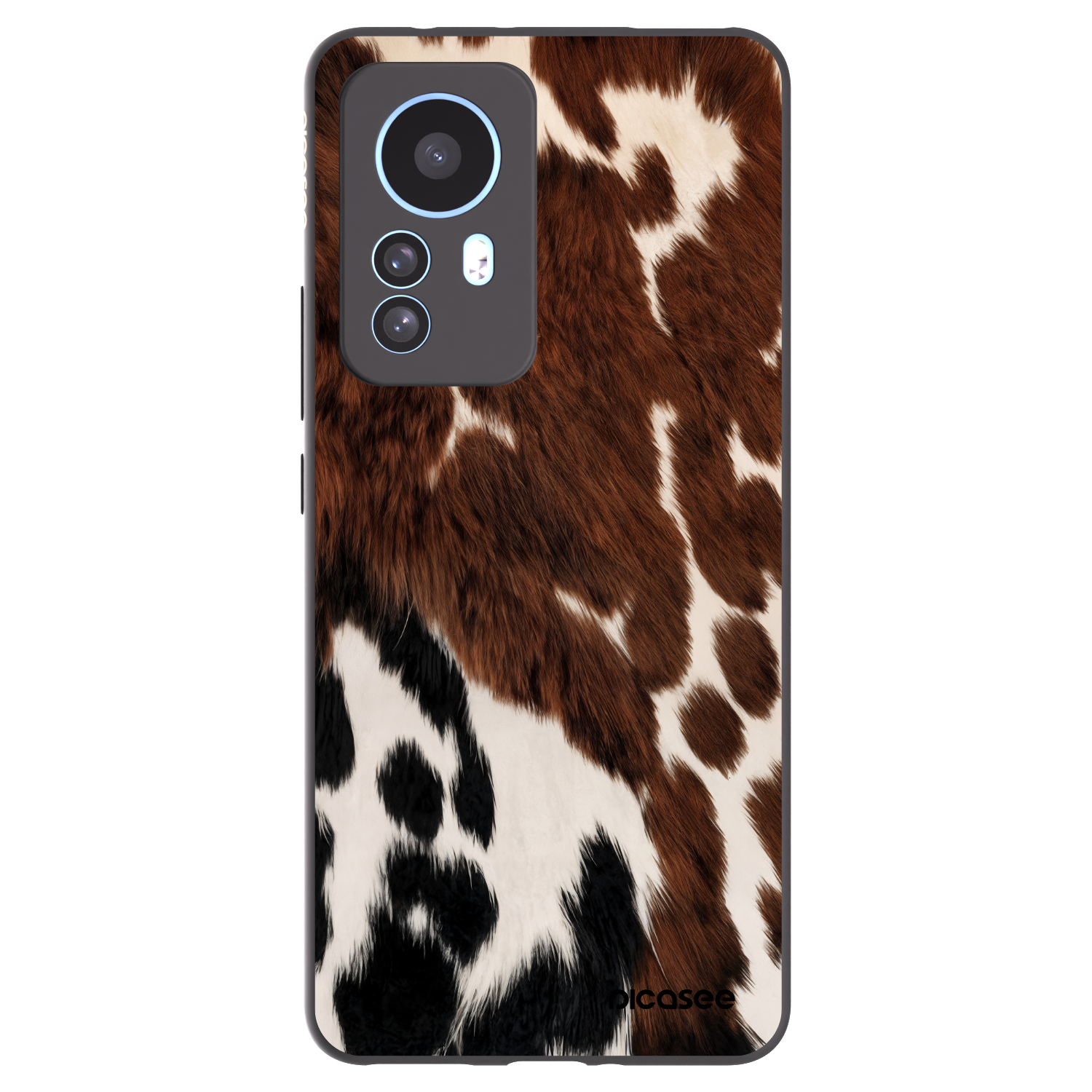 Picasee Xiaomi 12T Pro Hülle - Schwarzes Silikon - Rust