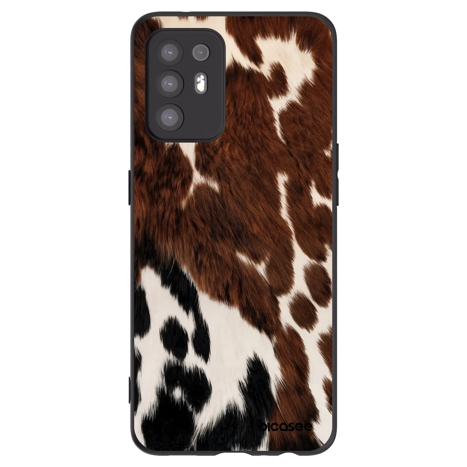 Picasee OPPO A94 5G Hülle - Schwarzes Silikon - Rust