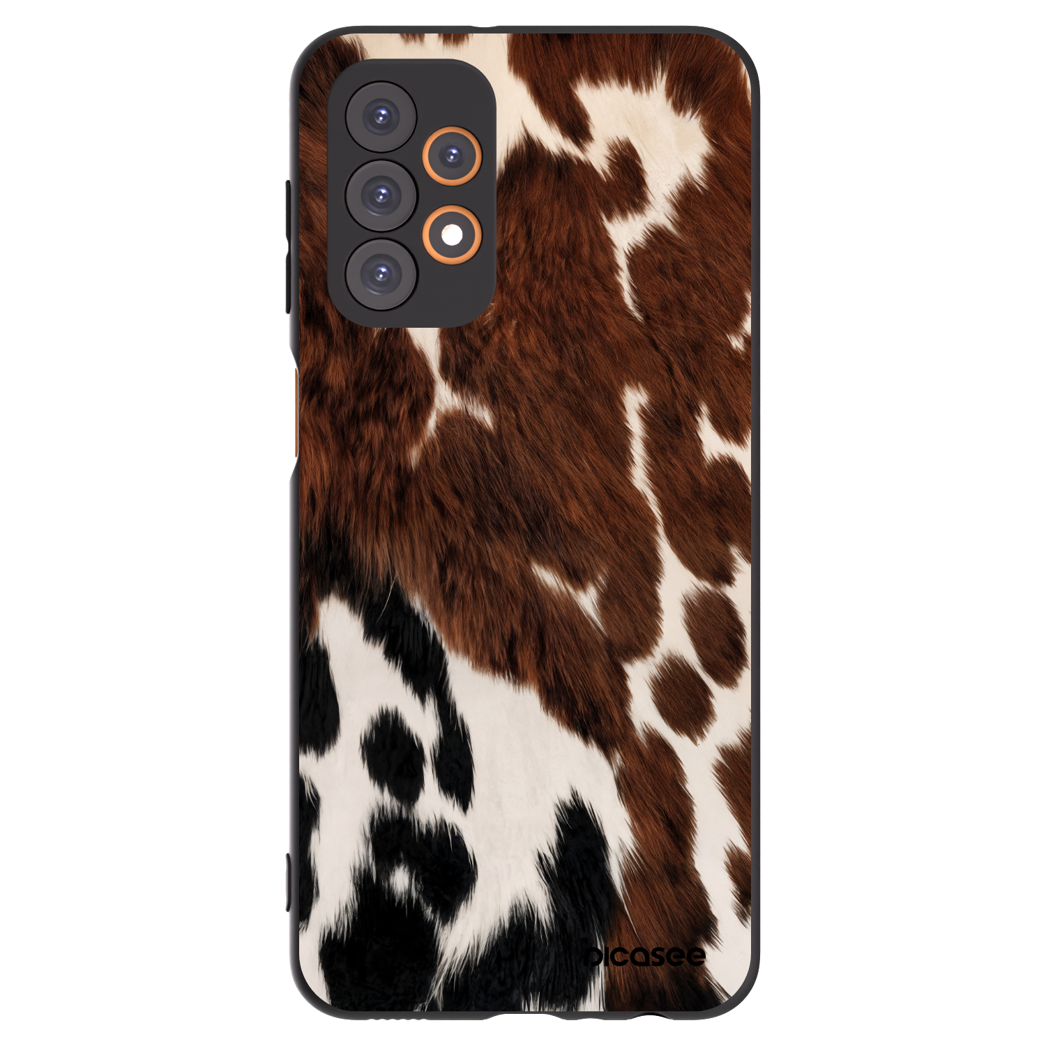 Picasee Samsung Galaxy A23 A236B 5G Hülle - Schwarzes Silikon - Rust