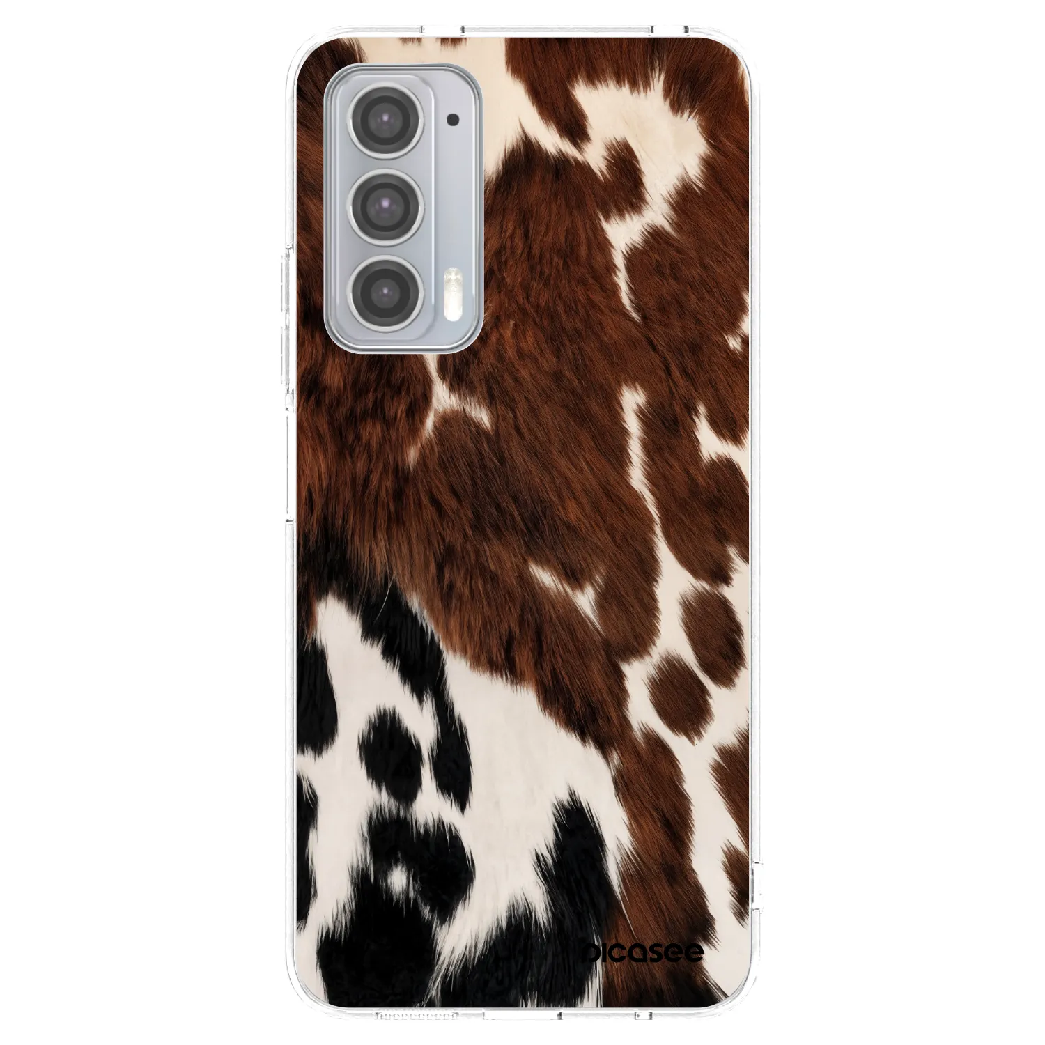 Picasee Motorola Edge 20 Hülle - Transparentes Silikon - Rust