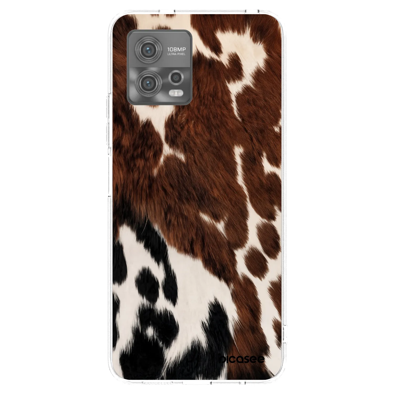 Picasee Motorola Moto G72 Hülle - Transparentes Silikon - Rust