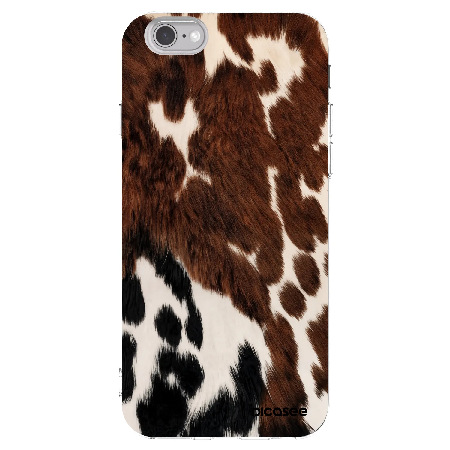Picasee Apple iPhone 6/6S Hülle - Transparentes Silikon - Rust