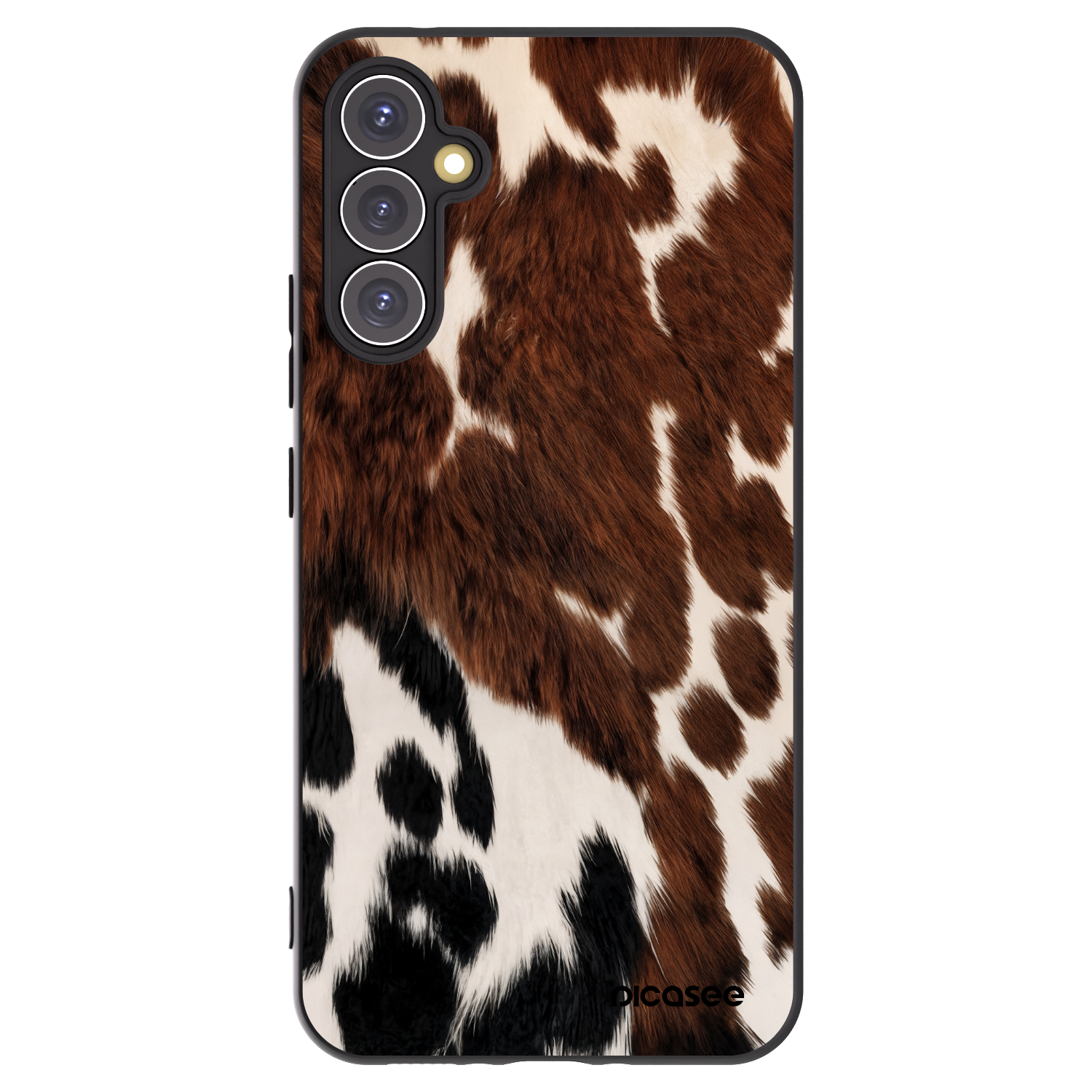 Picasee Samsung Galaxy A34 5G A346B Hülle - Schwarzes Silikon - Rust