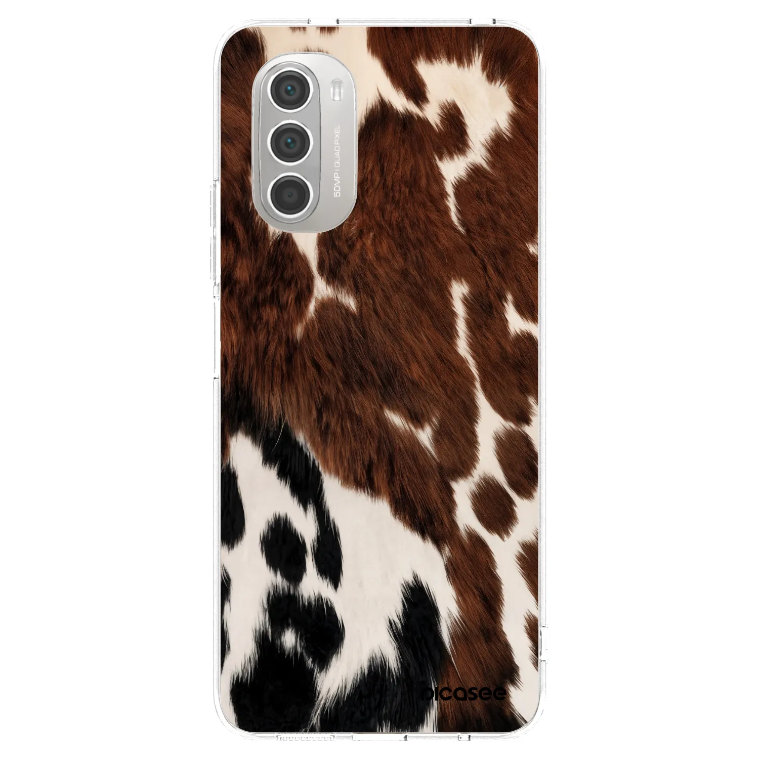 Picasee Motorola Moto G51 Hülle - Transparentes Silikon - Rust