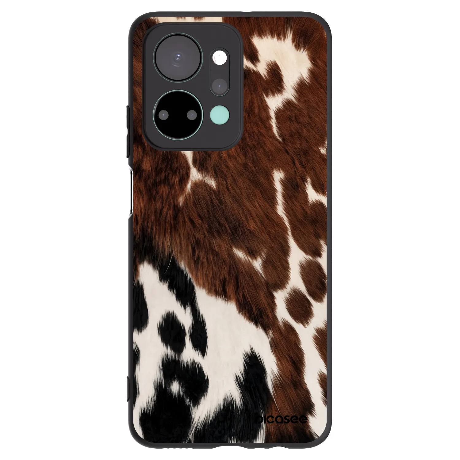 Picasee Honor X7a Hülle - Schwarzes Silikon - Rust