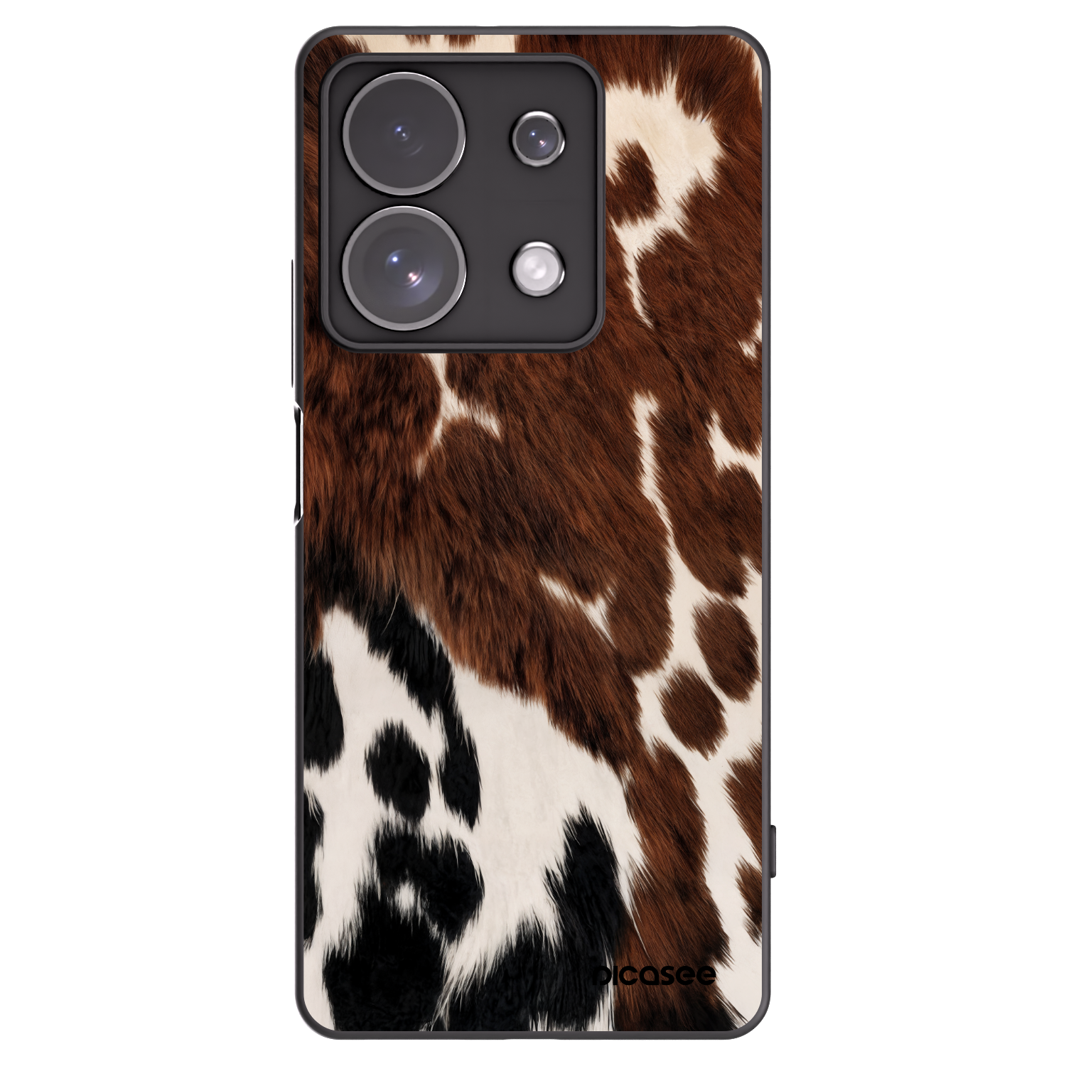 Picasee Xiaomi Redmi Note 13 Pro 4G Hülle - Schwarzes Silikon - Rust