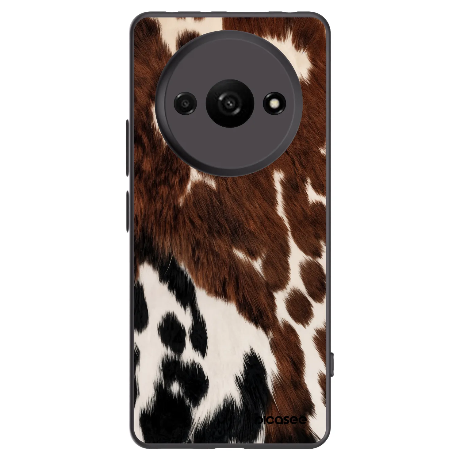 Picasee Xiaomi Redmi A3 Hülle - Schwarzes Silikon - Rust