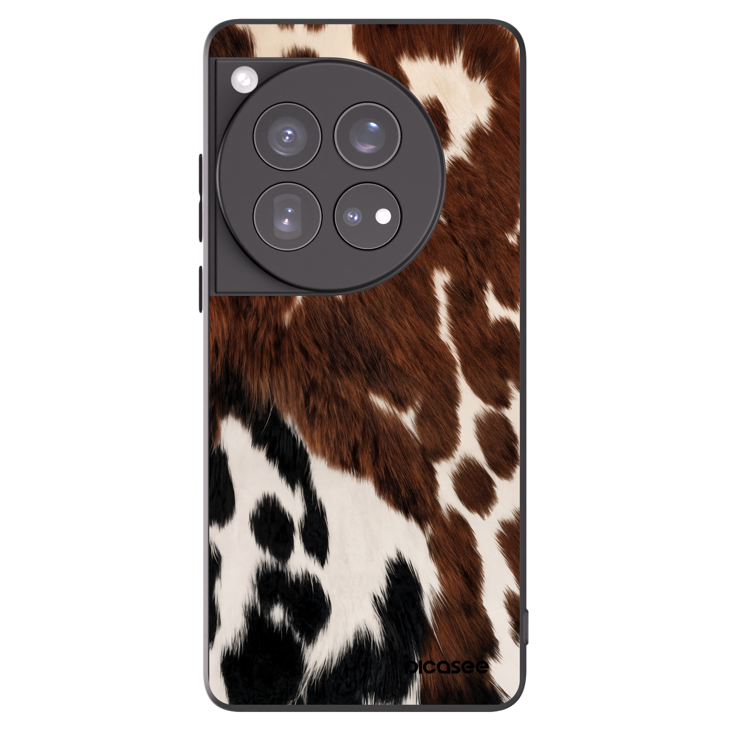 Picasee OnePlus 12 5G Hülle - Schwarzes Silikon - Rust