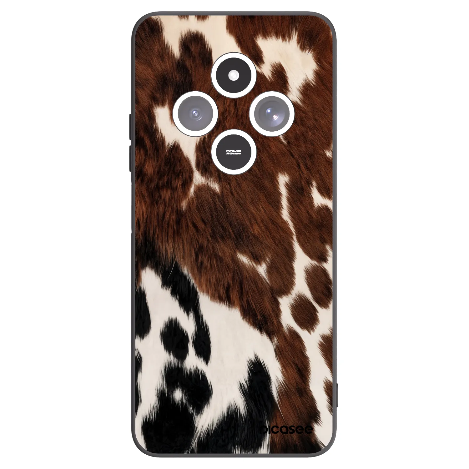 Picasee Xiaomi Redmi 14C Hülle - Schwarzes Silikon - Rust