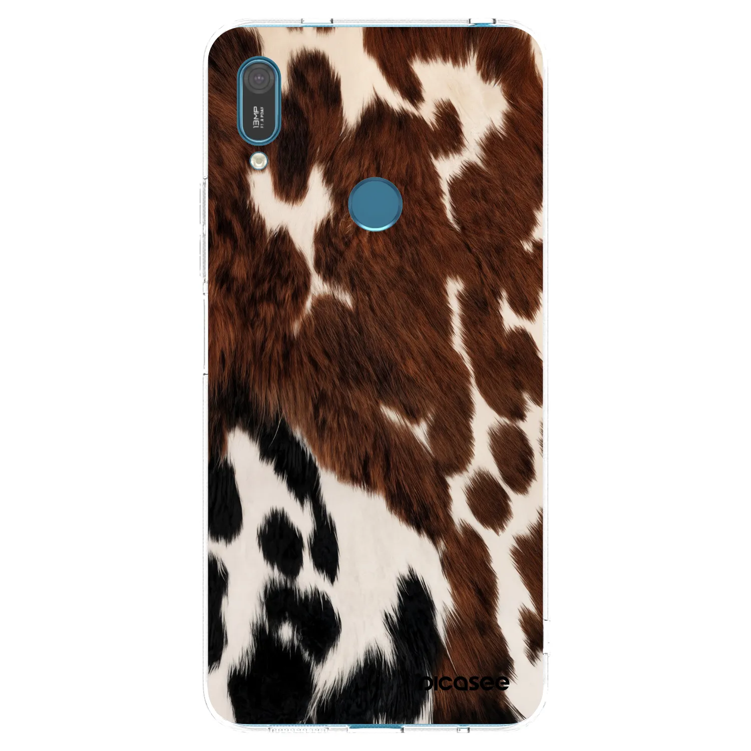 Picasee Huawei Y7 2019 Hülle - Transparentes Silikon - Rust