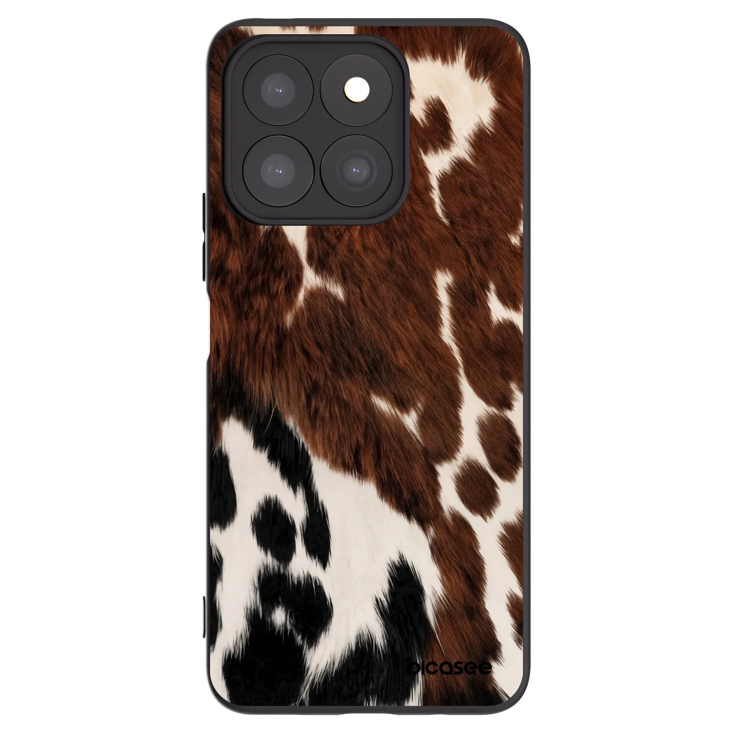 Picasee Honor X8c Hülle - Schwarzes Silikon - Rust