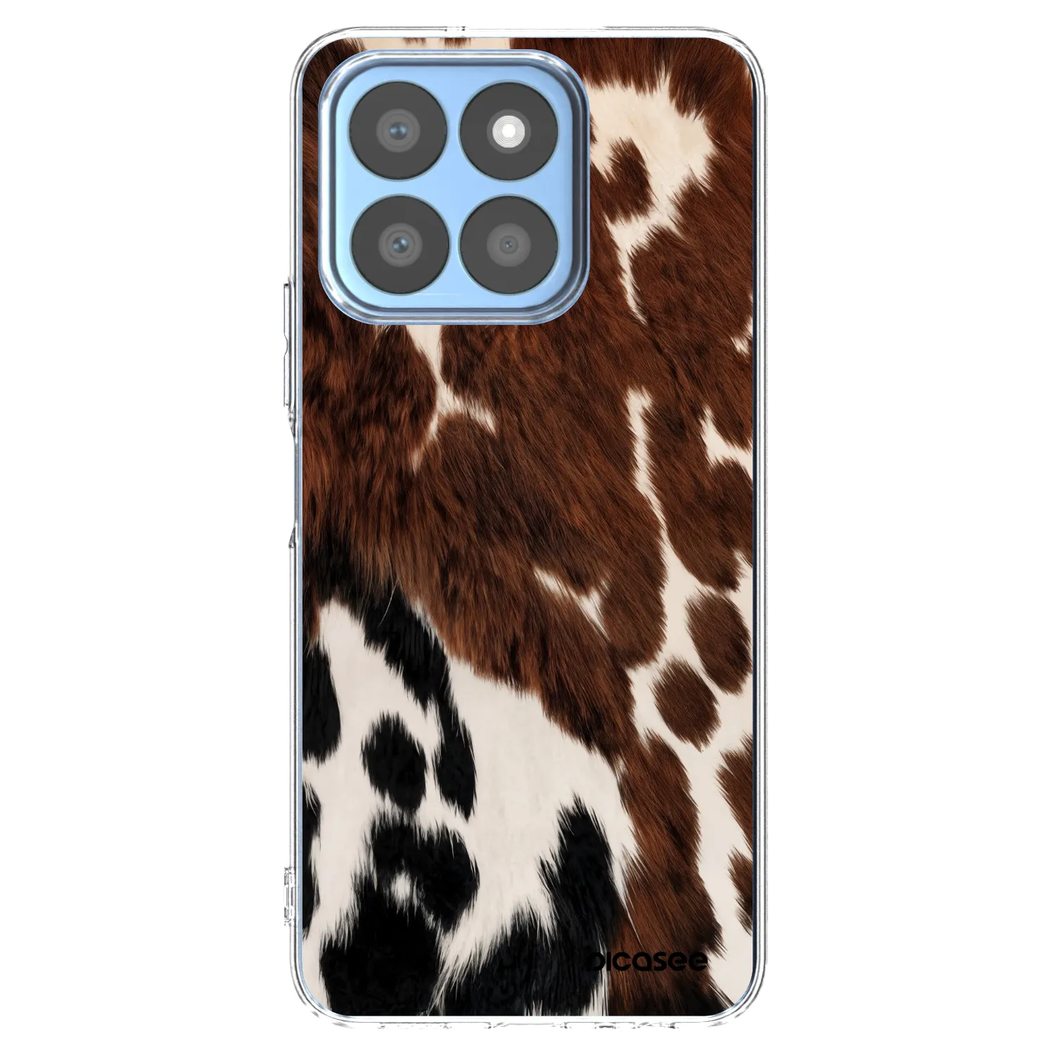 Picasee Honor X8c Hülle - Transparentes Silikon - Rust