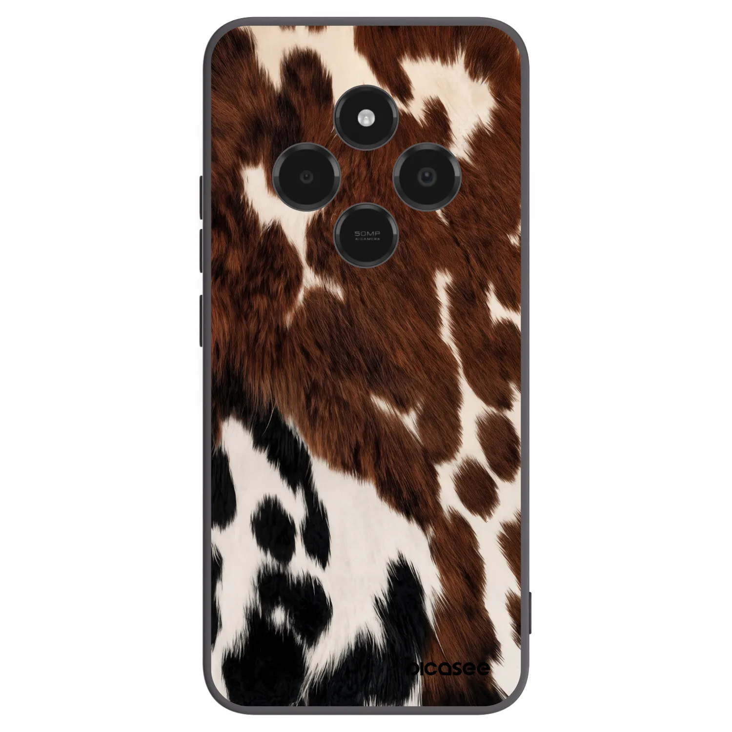 Picasee Xiaomi Poco C75 Hülle - Schwarzes Silikon - Rust