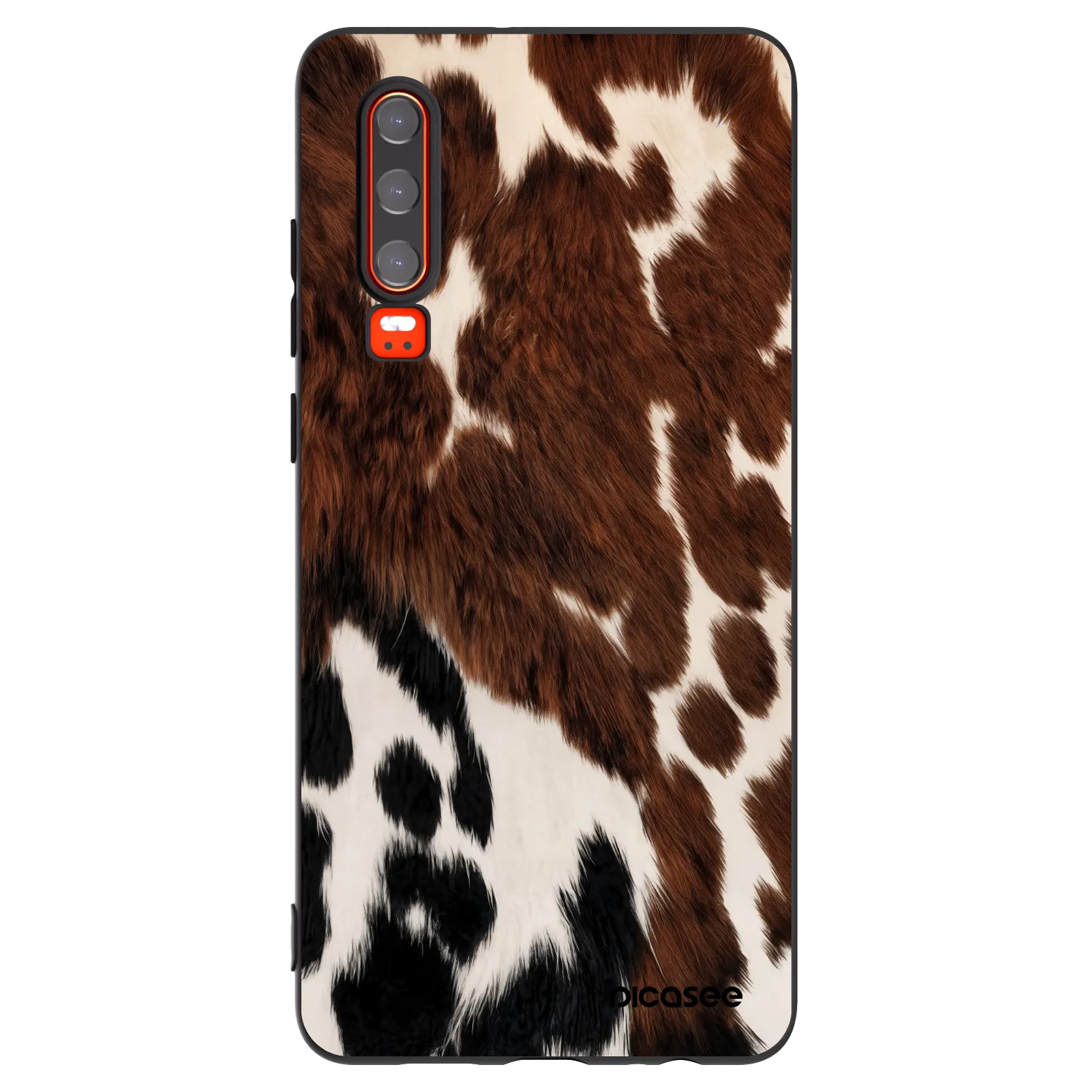 Picasee Huawei P30 Hülle - Schwarzes Silikon - Rust