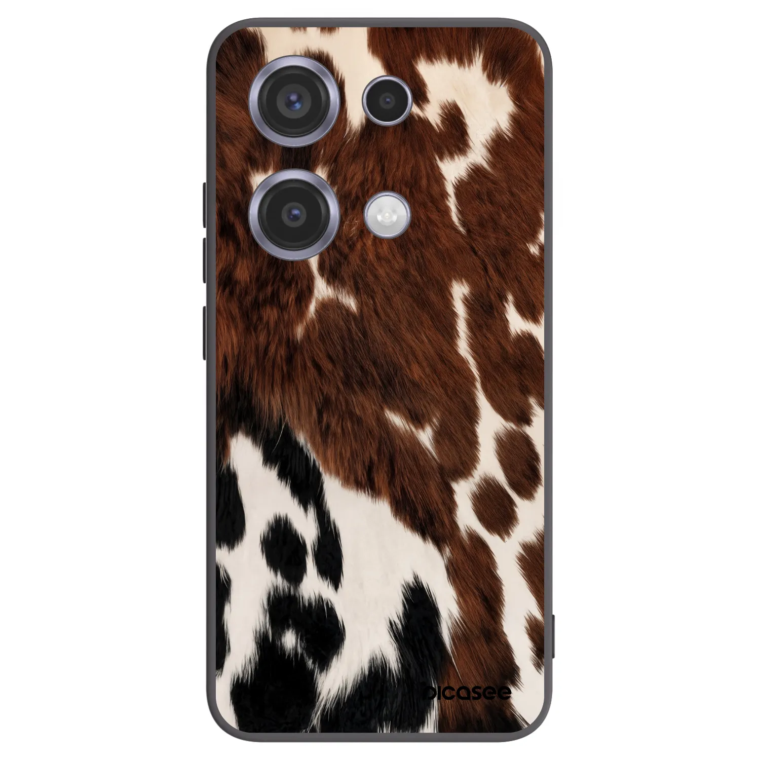 Picasee Xiaomi Redmi Note 14S Hülle - Schwarzes Silikon - Rust