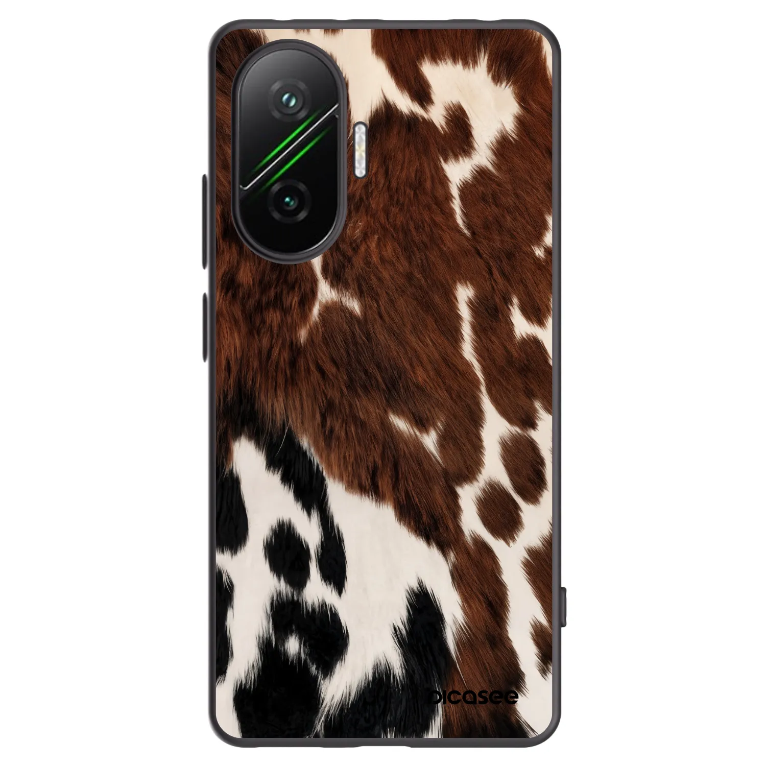 Picasee Xiaomi Poco F7 5G Hülle - Schwarzes Silikon - Rust