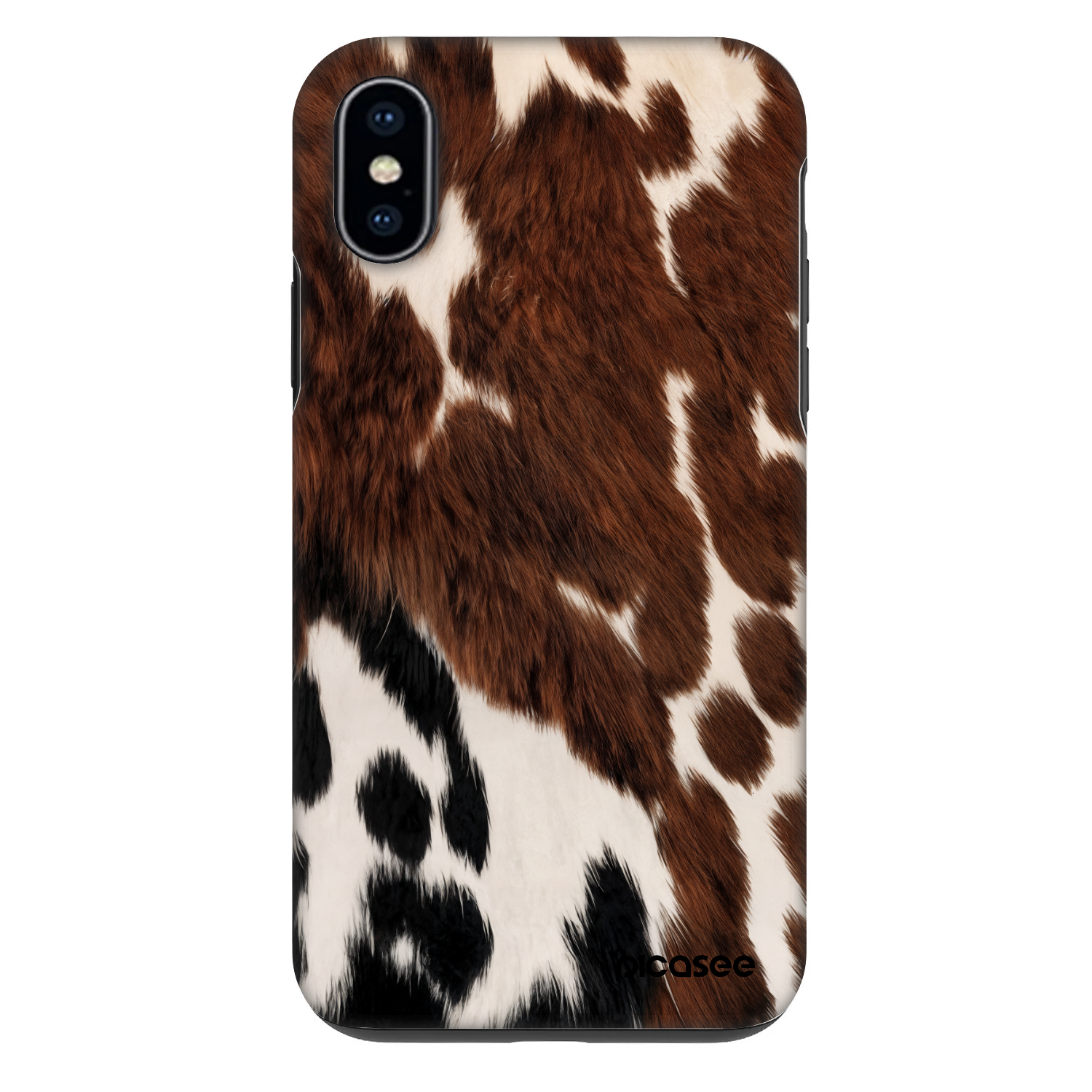 Picasee Fashion Case für Apple iPhone X/XS - Rust