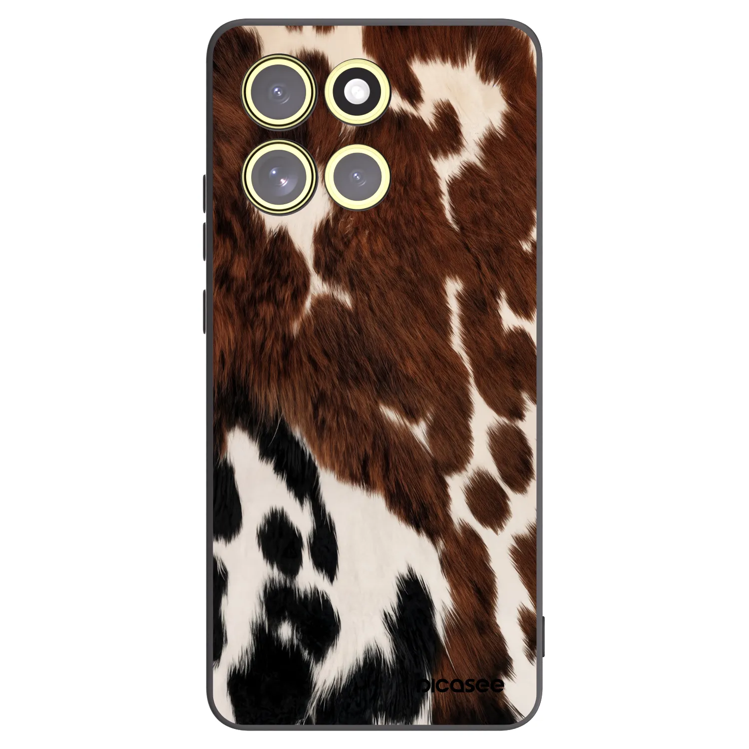 Picasee Motorola Moto G86 5G Hülle - Schwarzes Silikon - Rust