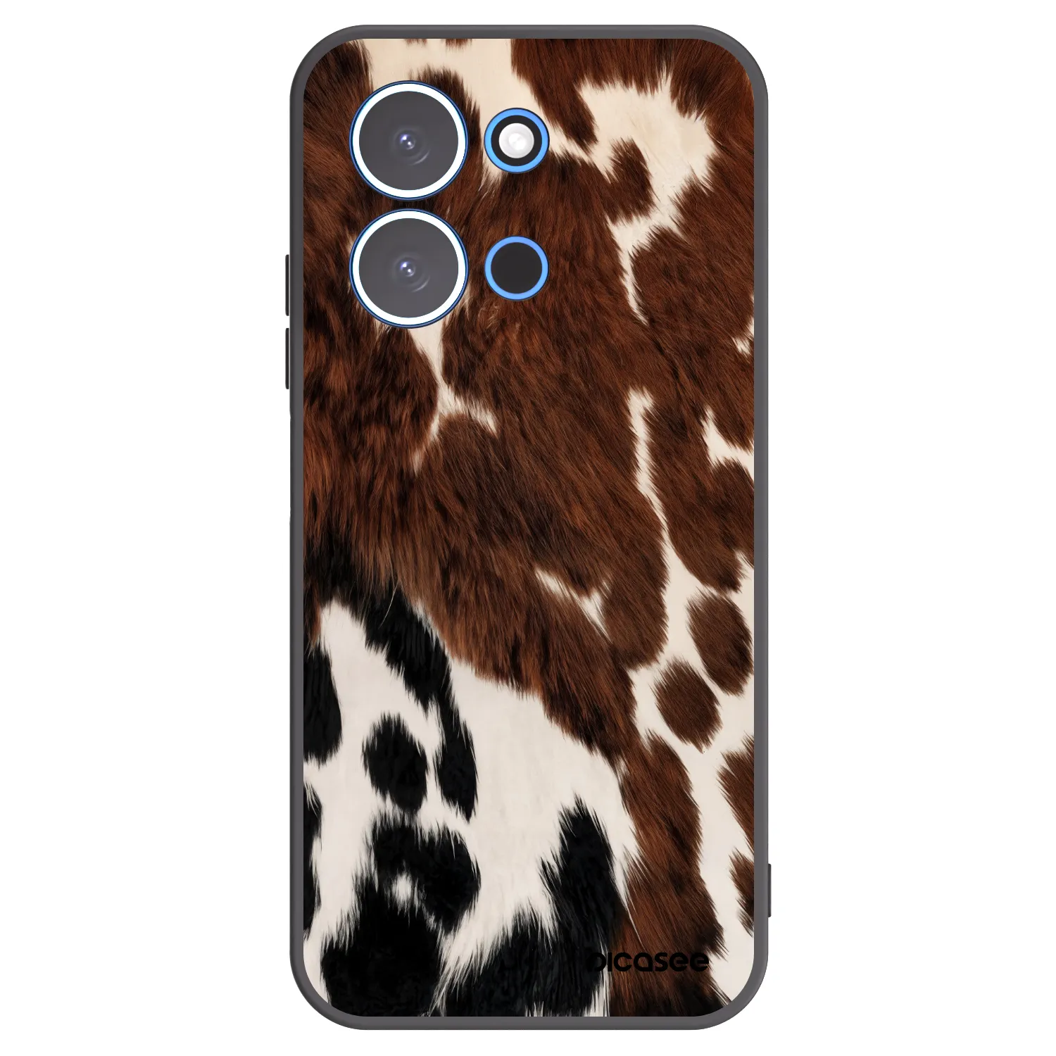 Picasee Xiaomi Redmi 15C 4G Hülle - Schwarzes Silikon - Rust