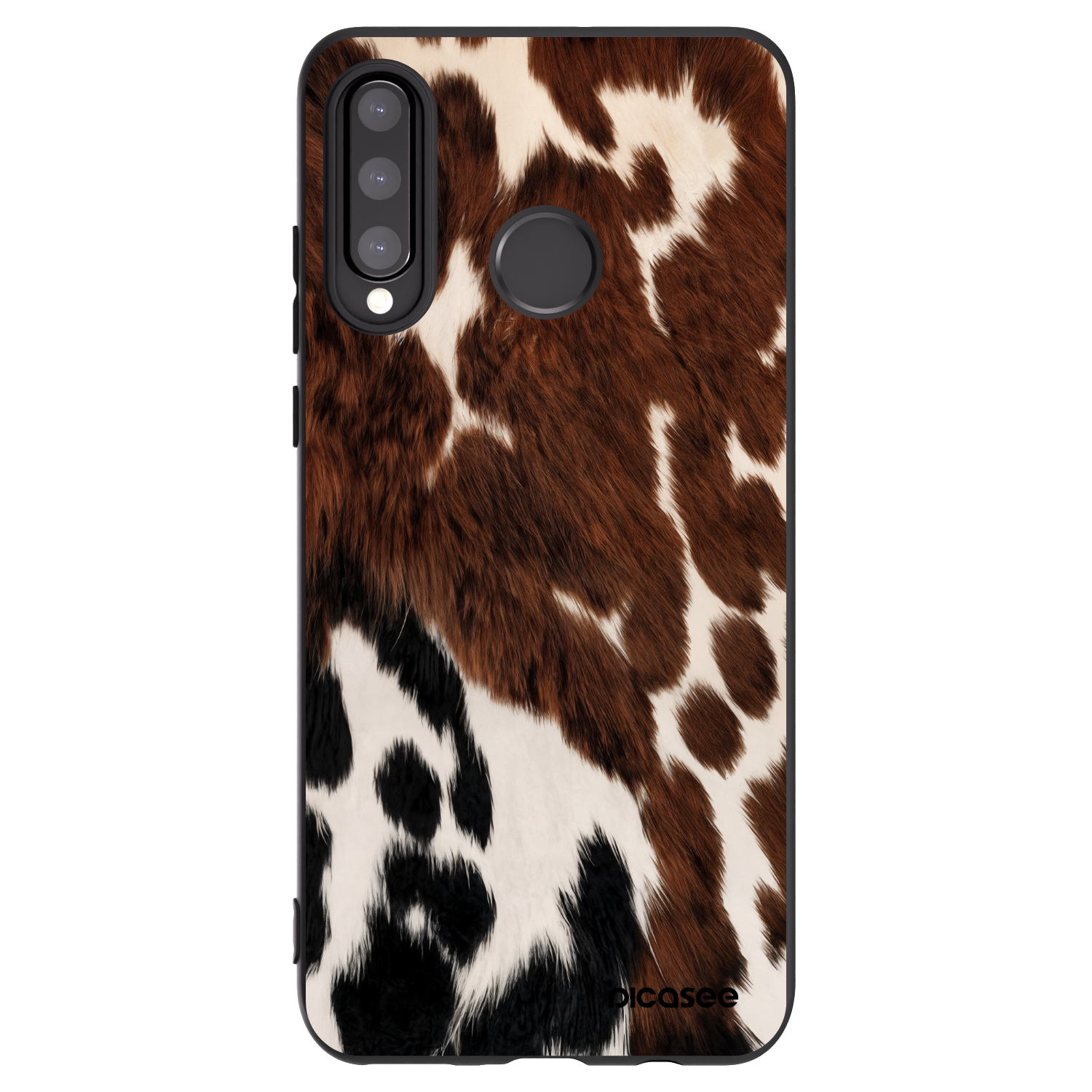 Picasee Huawei P30 Lite Hülle - Schwarzes Silikon - Rust