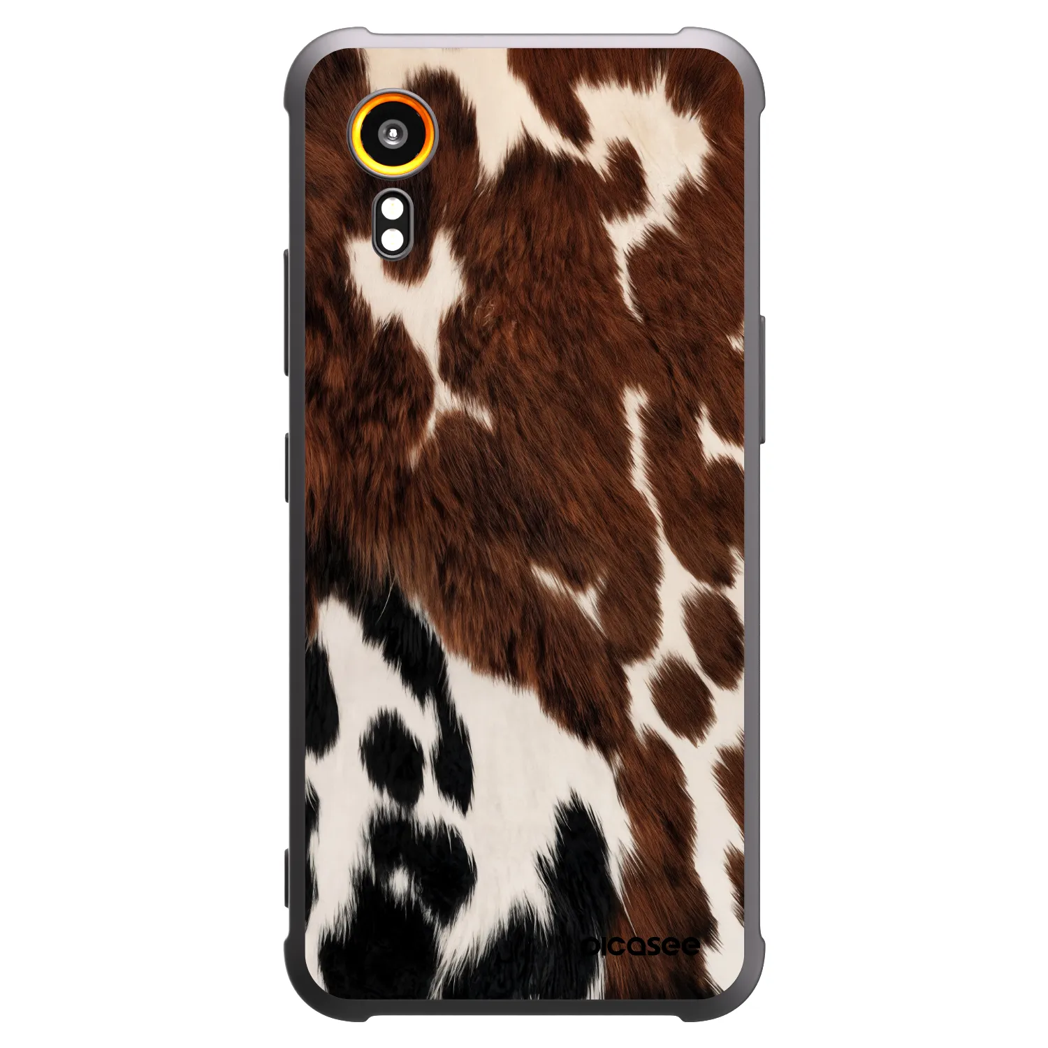 Picasee Samsung Galaxy Xcover 7 Hülle - Schwarzes Silikon - Rust