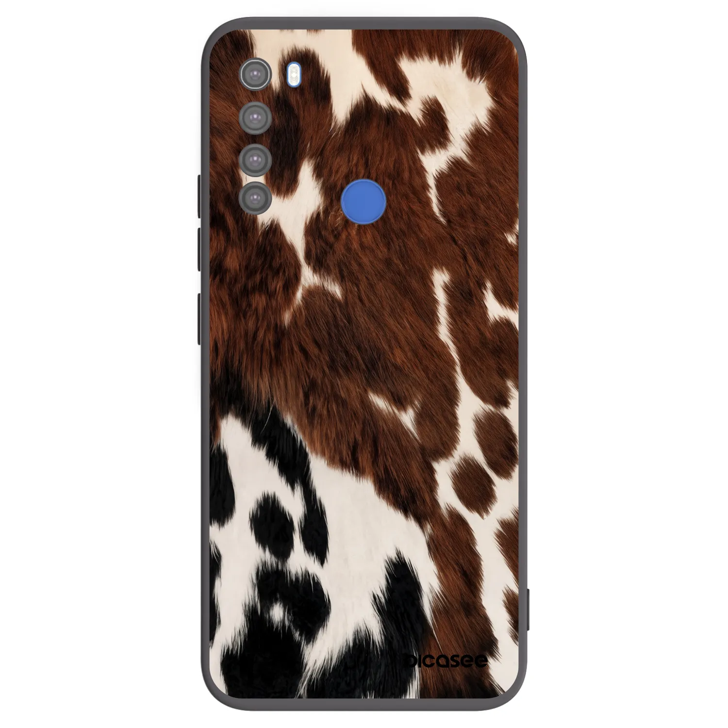 Picasee Xiaomi Redmi Note 8T Hülle - Schwarzes Silikon - Rust