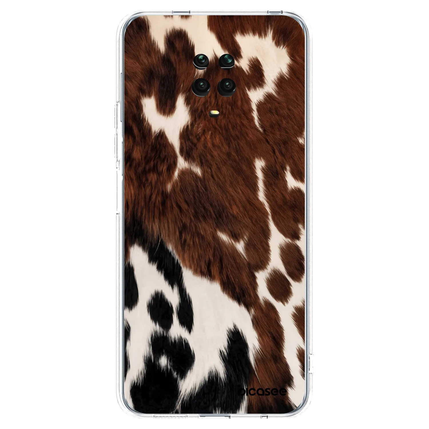 Picasee Xiaomi Redmi Note 9S Hülle - Transparentes Silikon - Rust