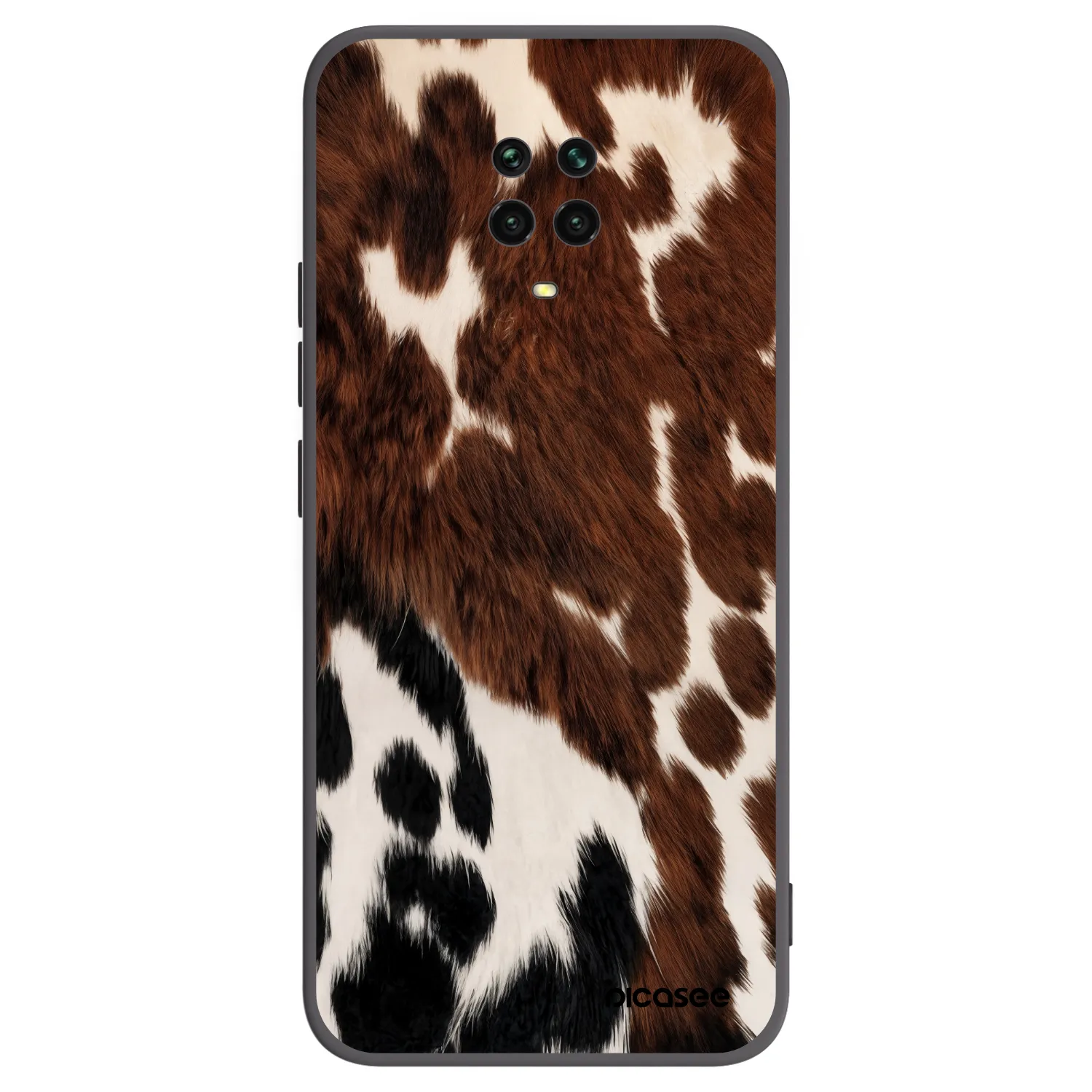 Picasee Xiaomi Redmi Note 9S Hülle - Schwarzes Silikon - Rust